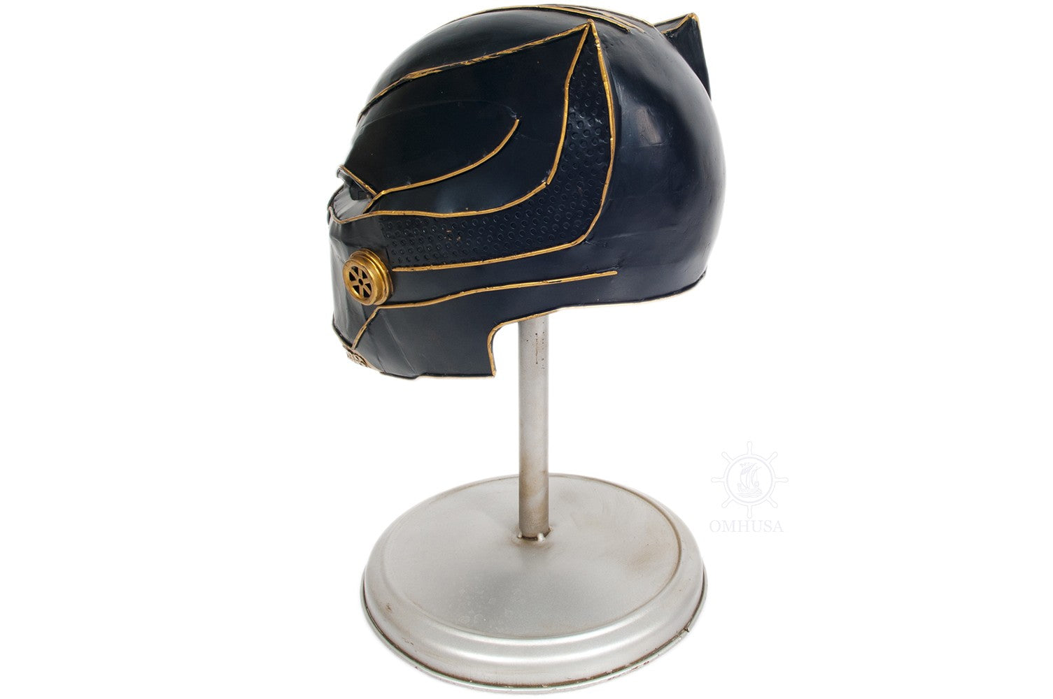 Black Panther Helmet Sculpture-Sculptures-DECOROLALA