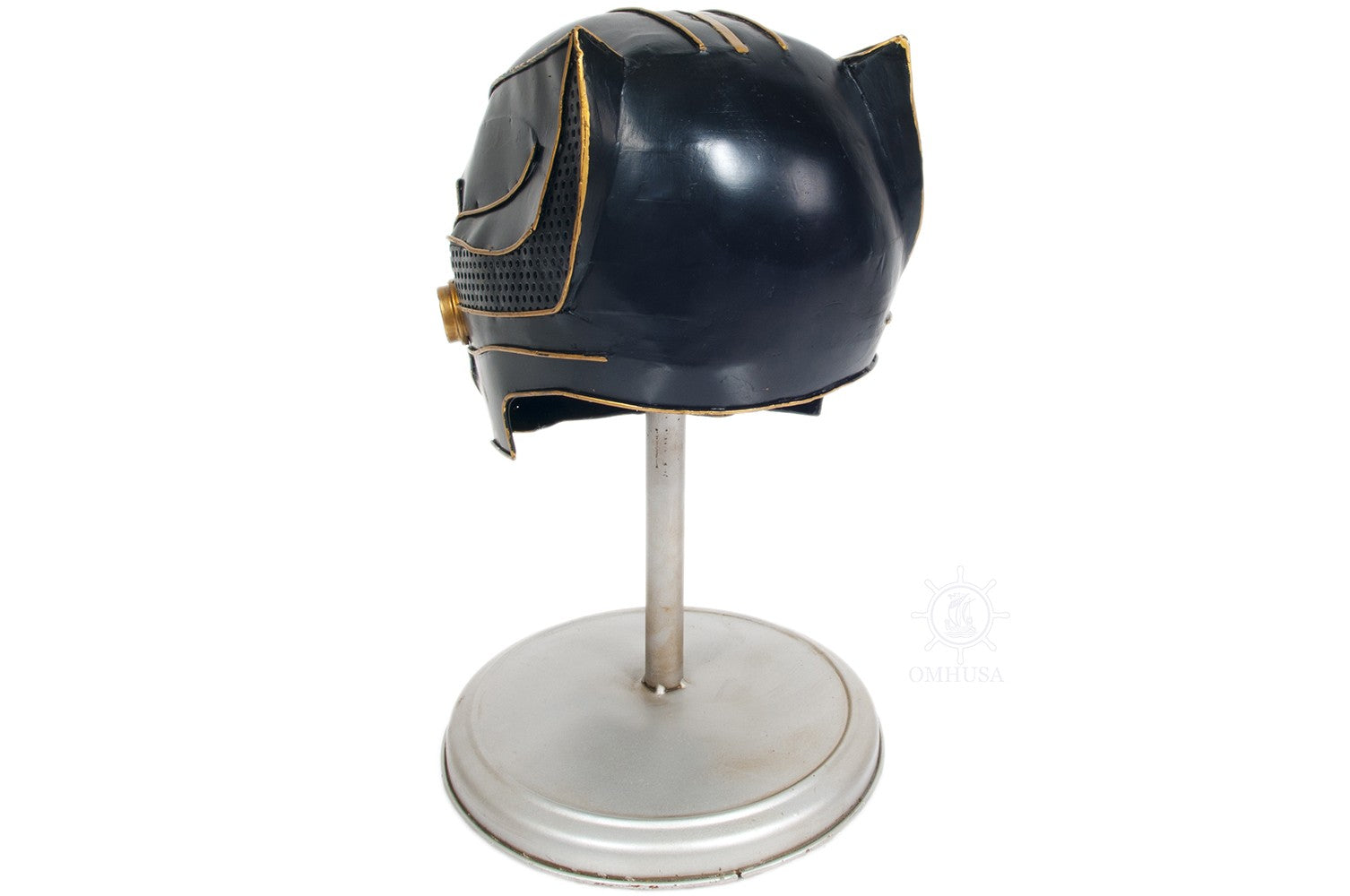 Black Panther Helmet Sculpture-Sculptures-DECOROLALA