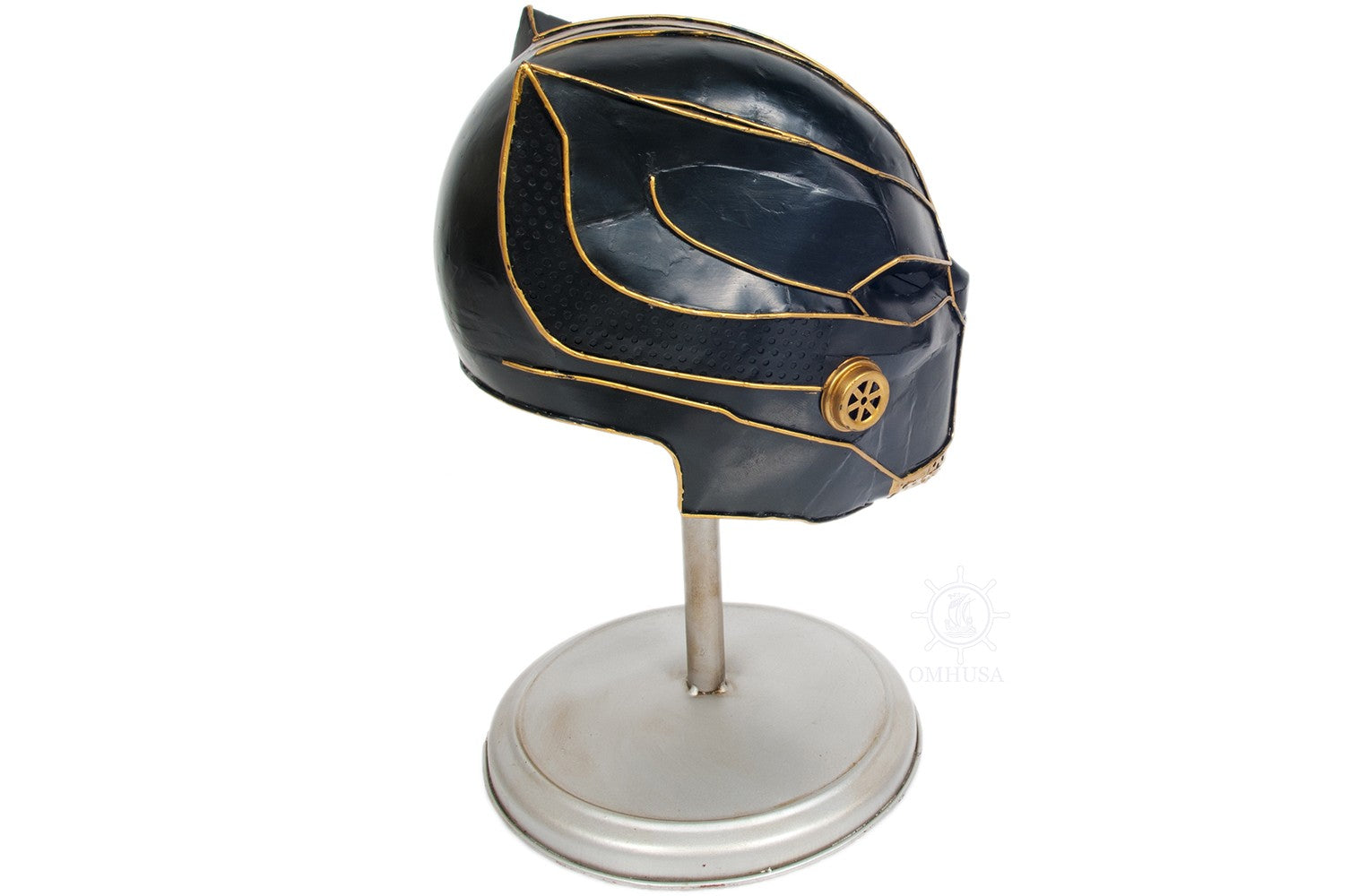 Black Panther Helmet Sculpture-Sculptures-DECOROLALA