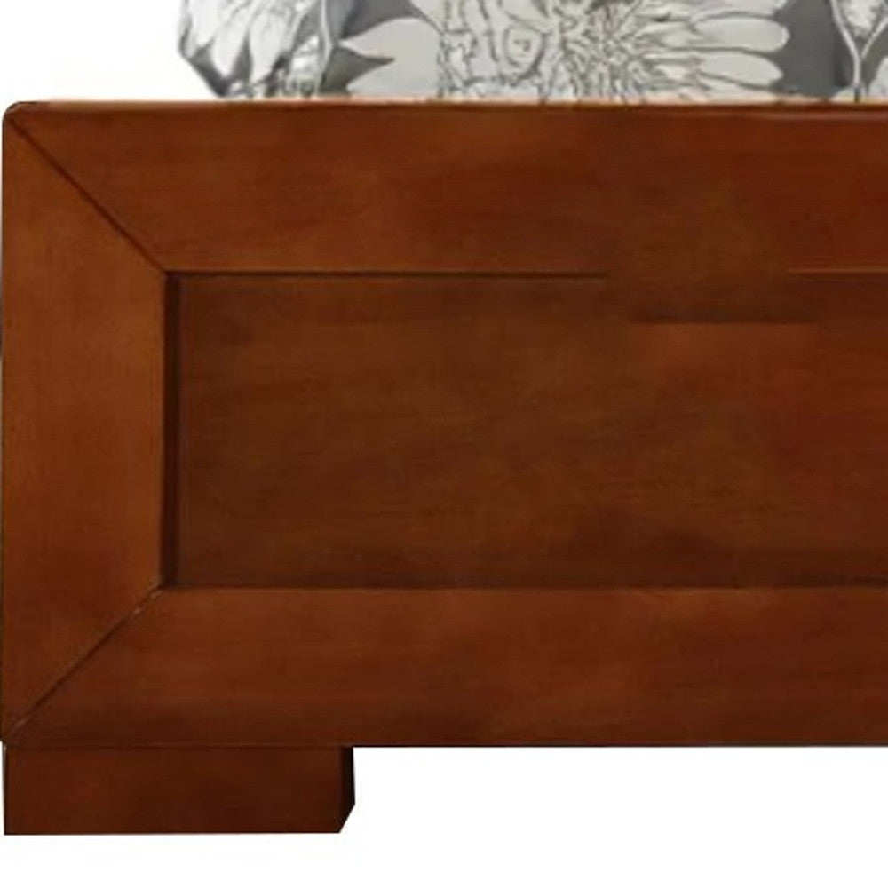 Black Wood Twin Platform Bed-Standard Beds-DECOROLALA