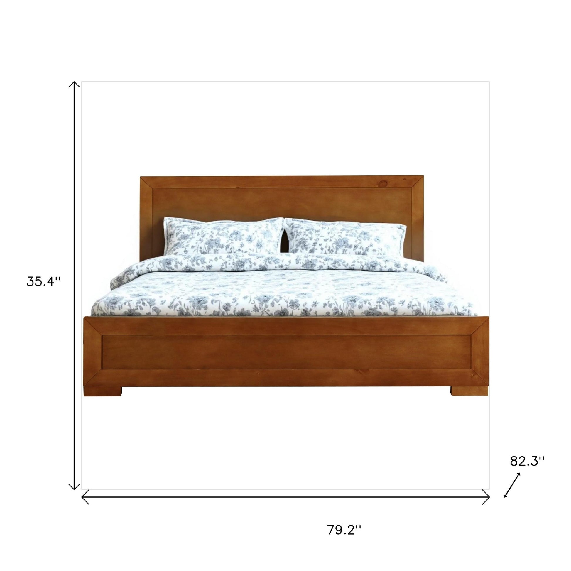Black Wood Twin Platform Bed-Standard Beds-DECOROLALA