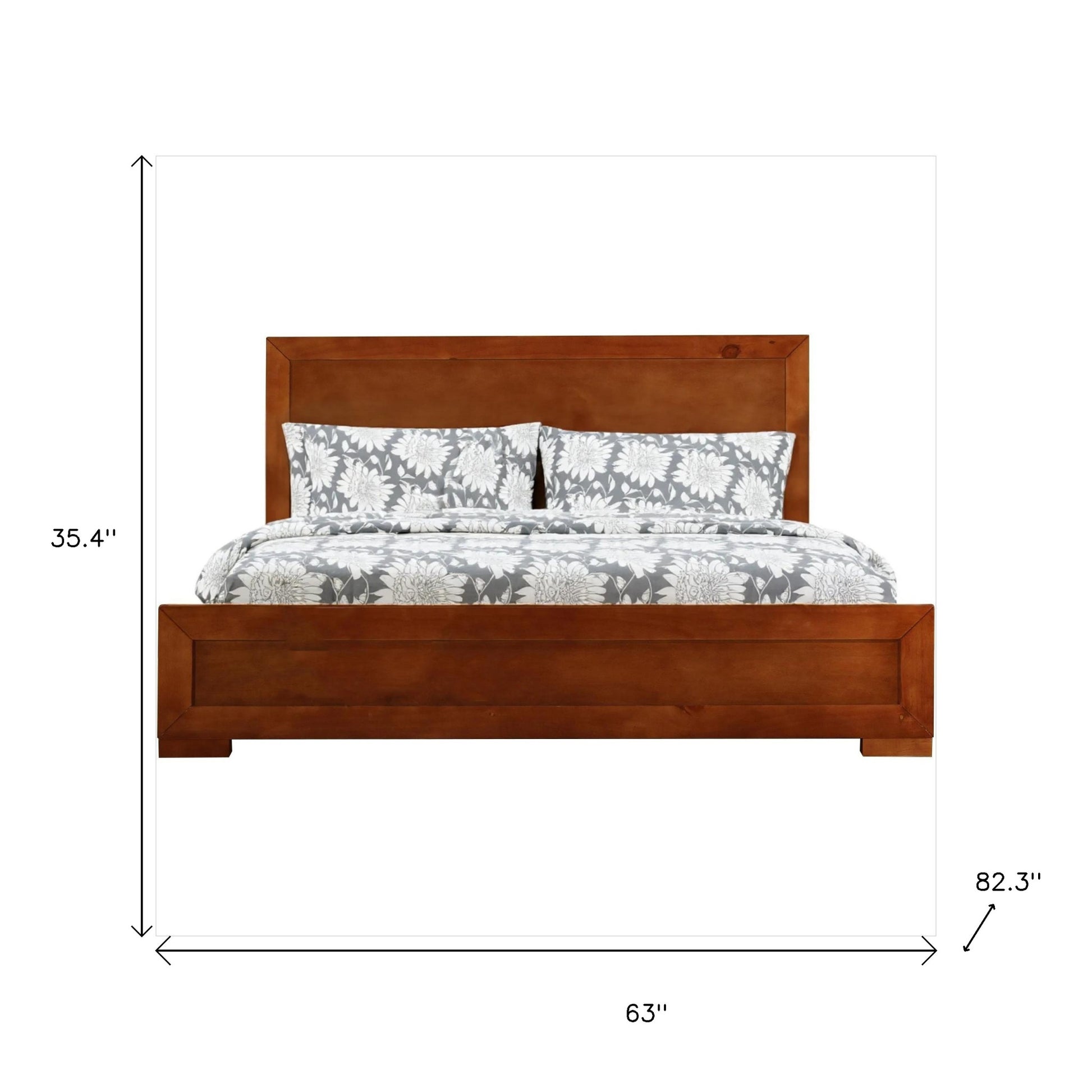 Black Wood Twin Platform Bed-Standard Beds-DECOROLALA