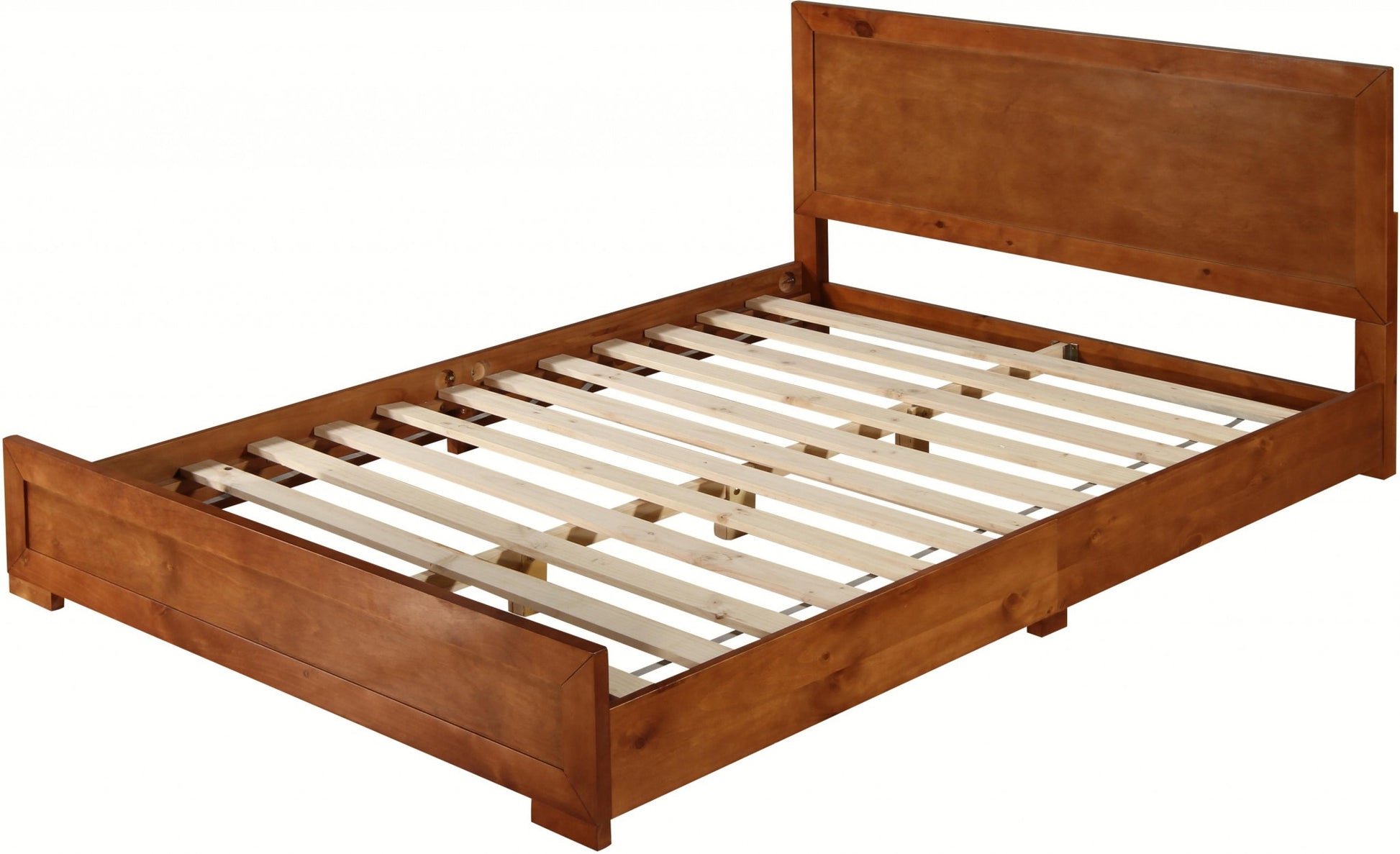 Black Wood Twin Platform Bed-Standard Beds-DECOROLALA