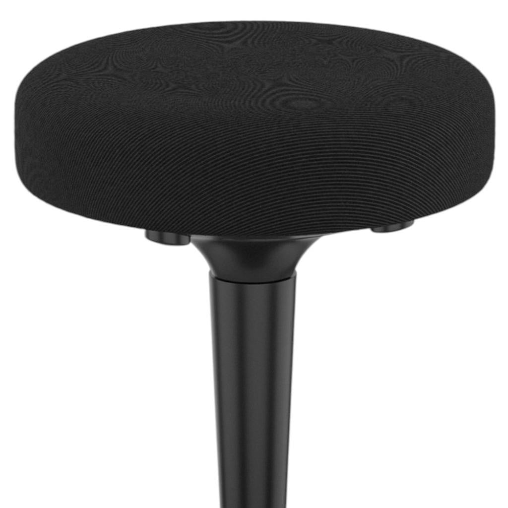 Black and Gray Adjustable Height Swivel Office Chair-Office Chairs-DECOROLALA