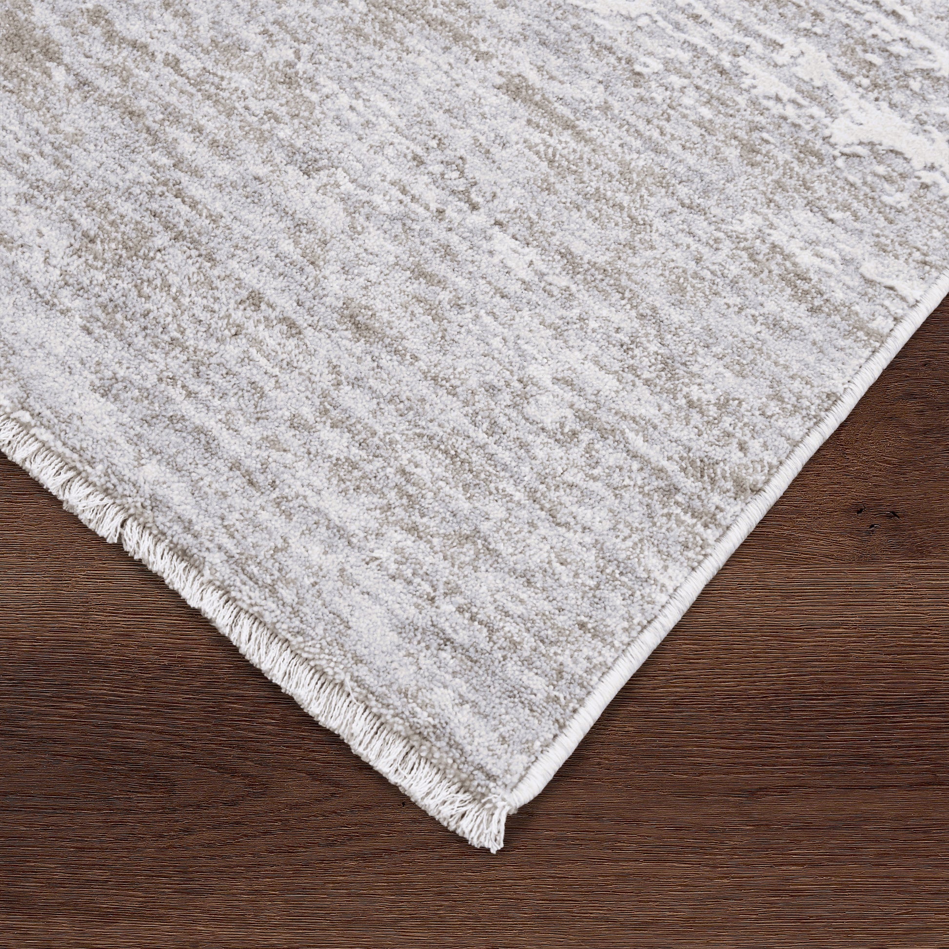 Blake Fringed Area Rug, Beige/Grey/Ivory-DECOROLALA