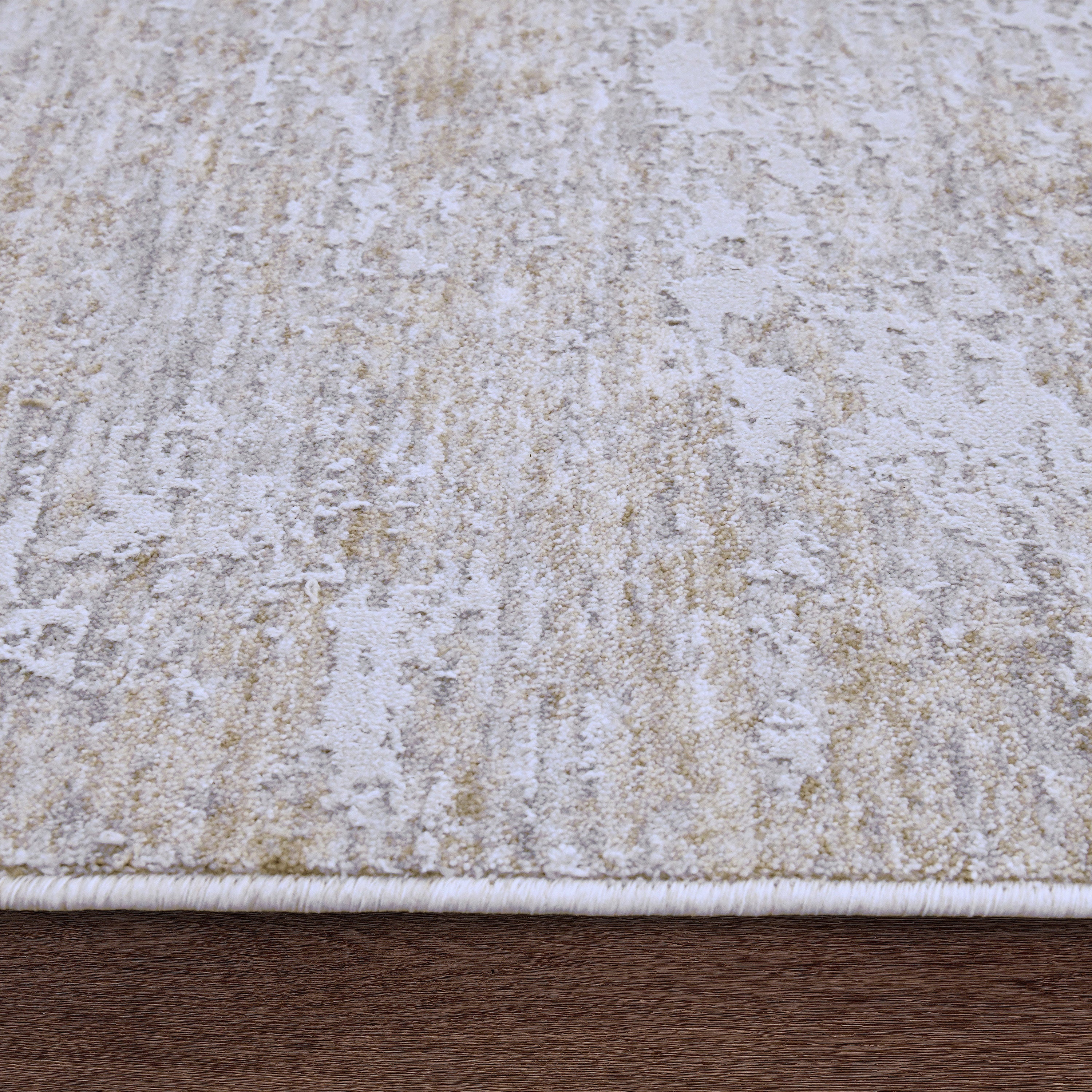 Blake Fringed Area Rug, Beige/Grey/Ivory-DECOROLALA