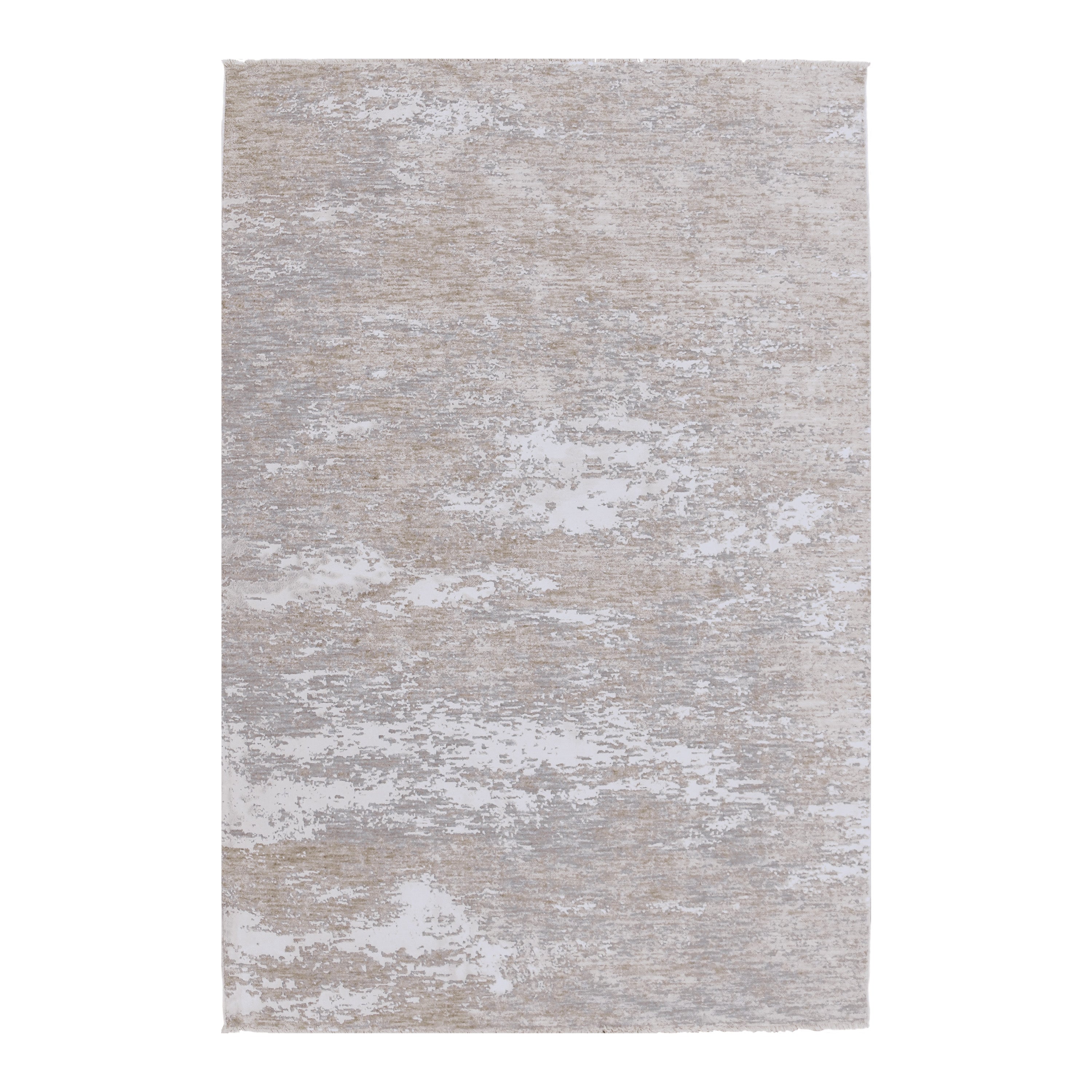 Blake Fringed Area Rug, Beige/Grey/Ivory-DECOROLALA