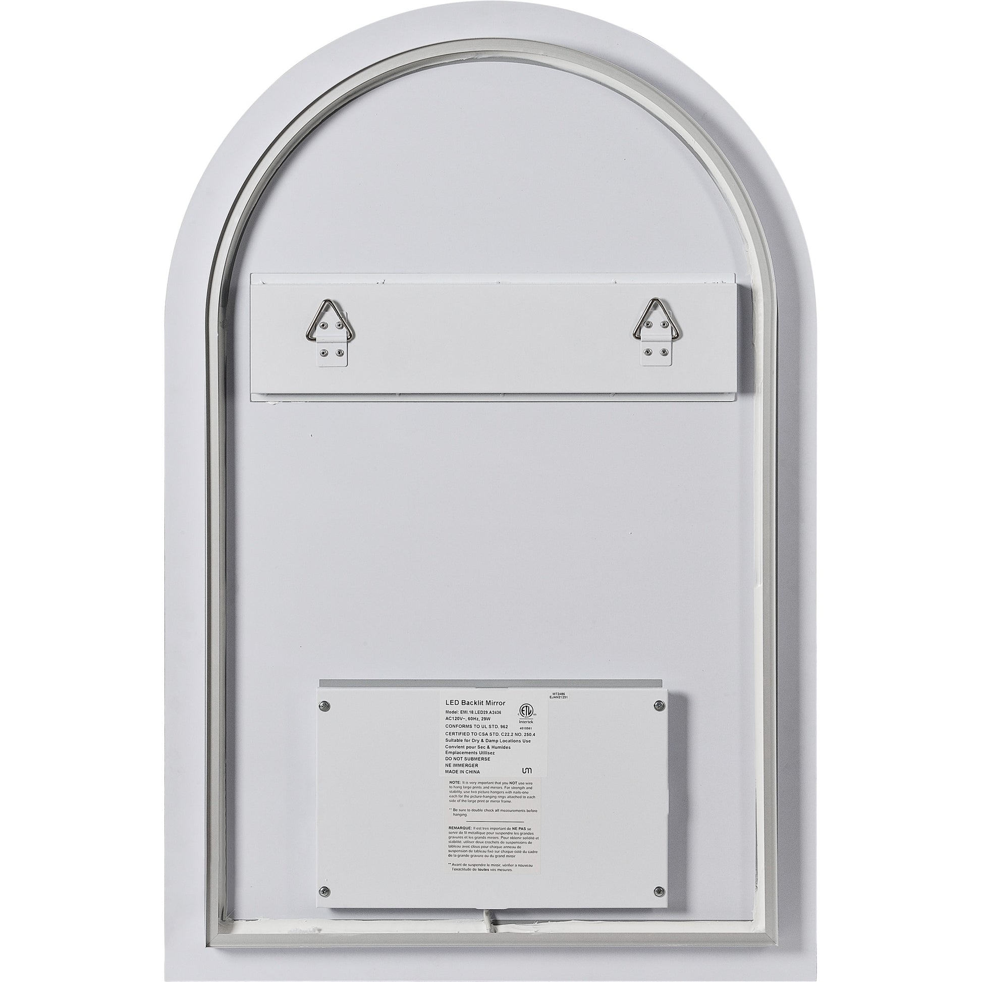 Blanca 36" Tall Rectangle Led Mirror-LED Mirror-DECOROLALA