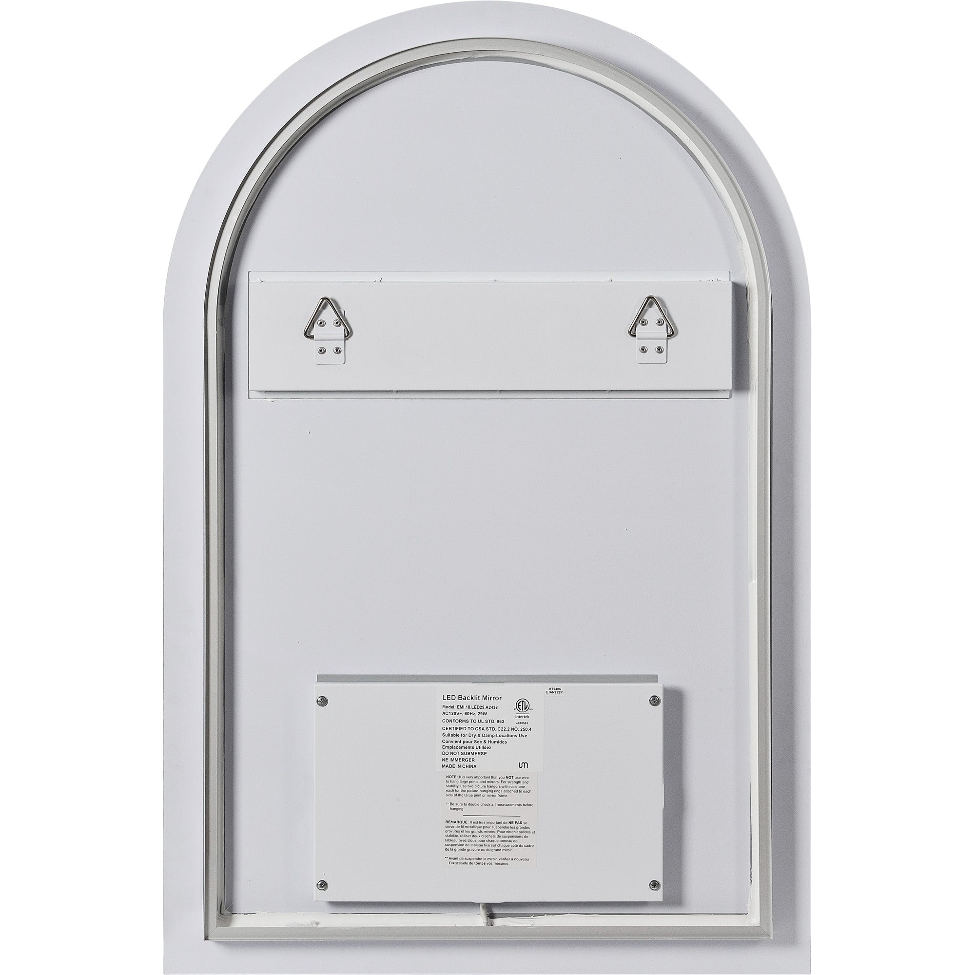 Blanca 36" Tall Rectangle Led Mirror-LED Mirror-DECOROLALA