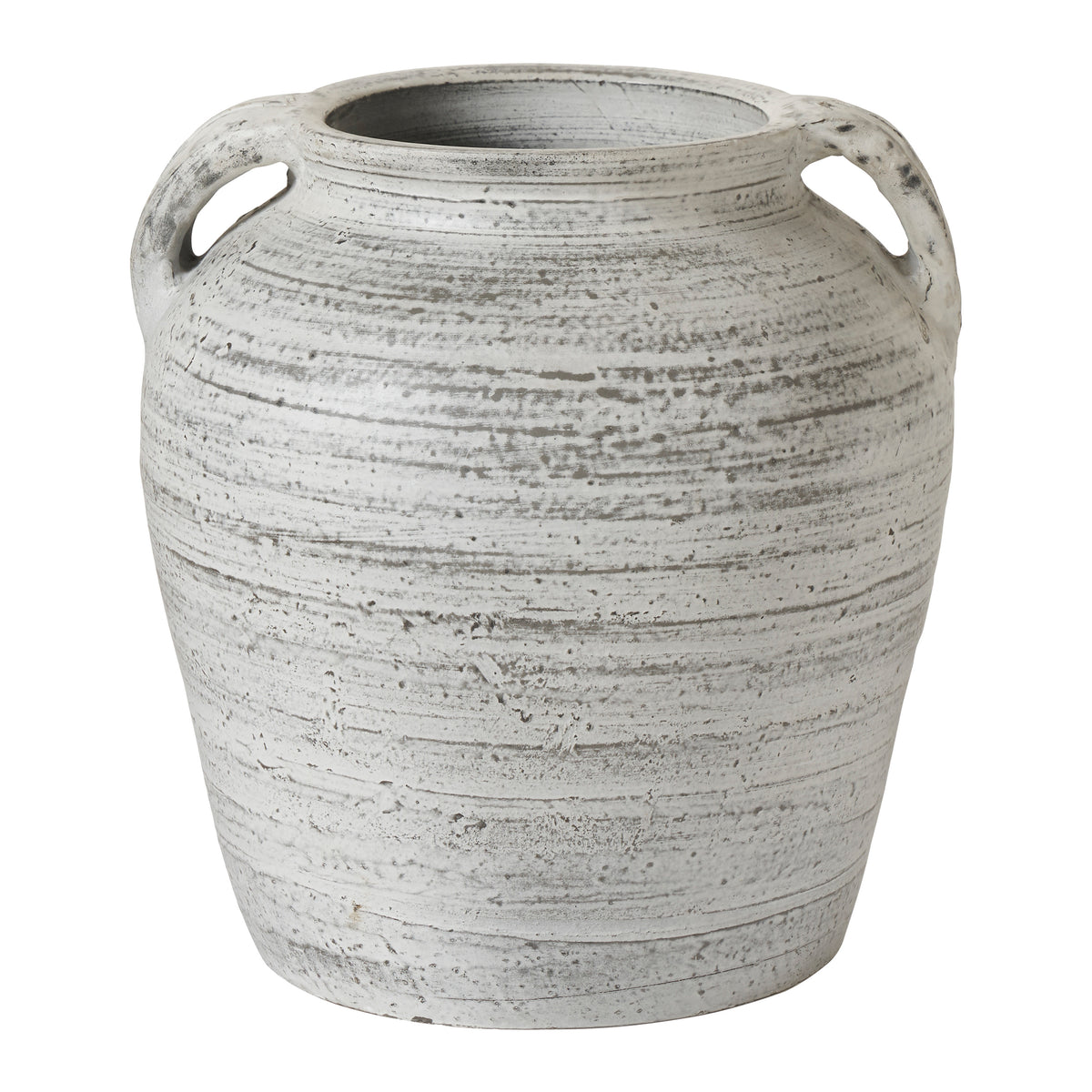 Blanco Indoor Vase, White-Vases-DECOROLALA