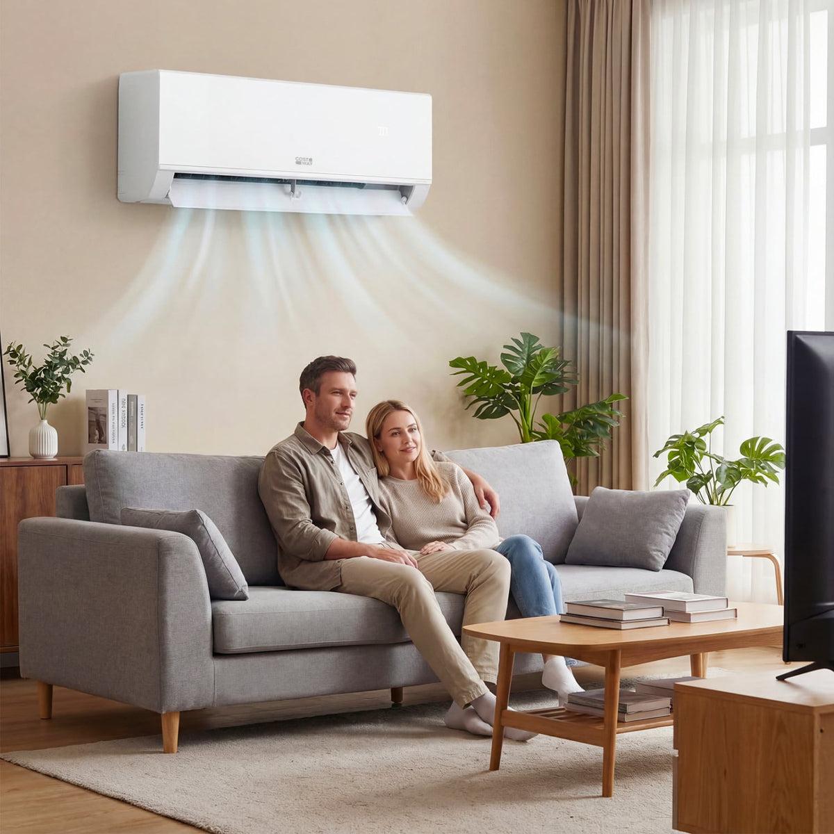 Blast Pro Series 12000 BTU 20 SEER2 115V Wifi Enabled Mini Split Air Conditioner and Heater-Mini Split Air Conditioners-DECOROLALA