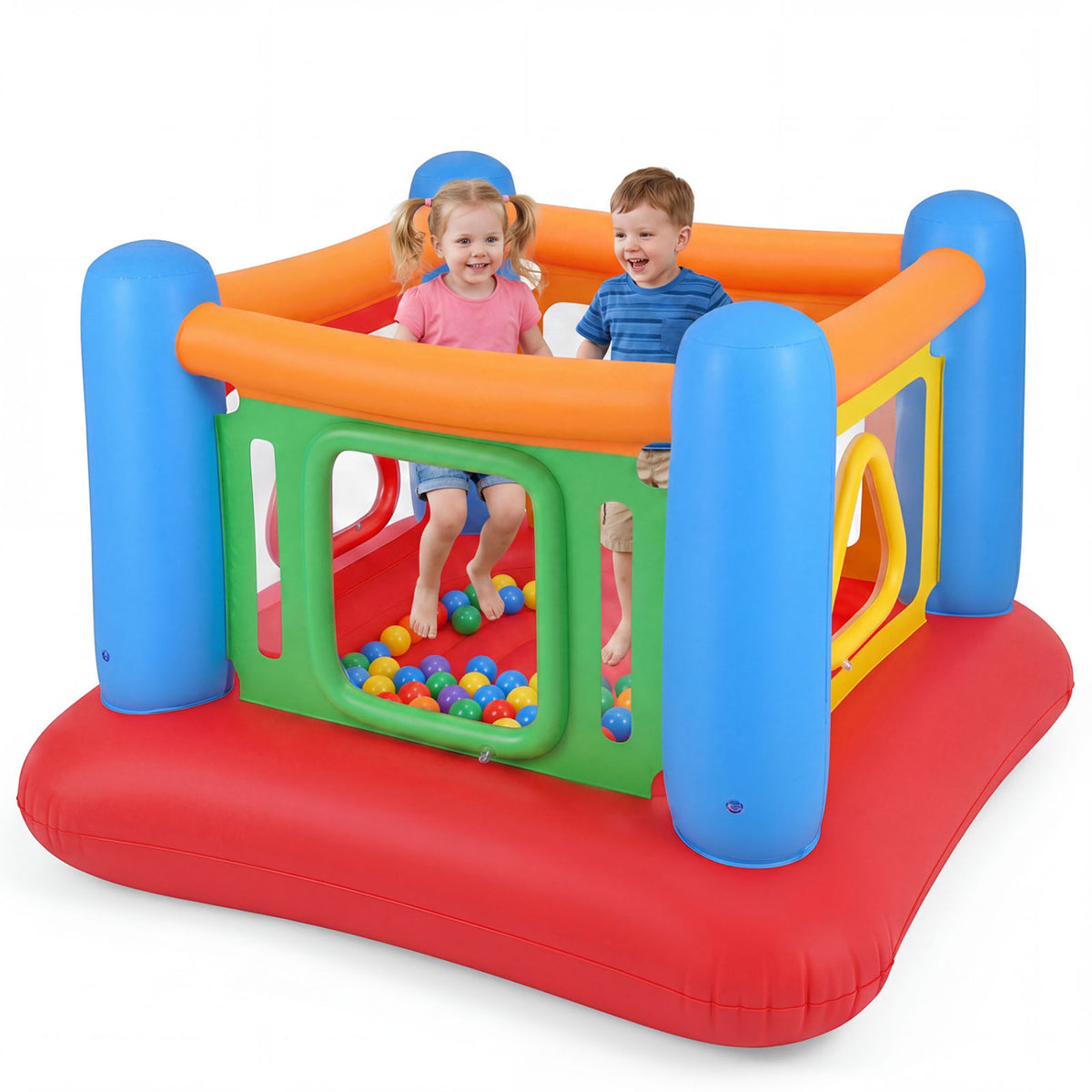 Blow Up Jumping House for Kids with Transparent Side Walls
