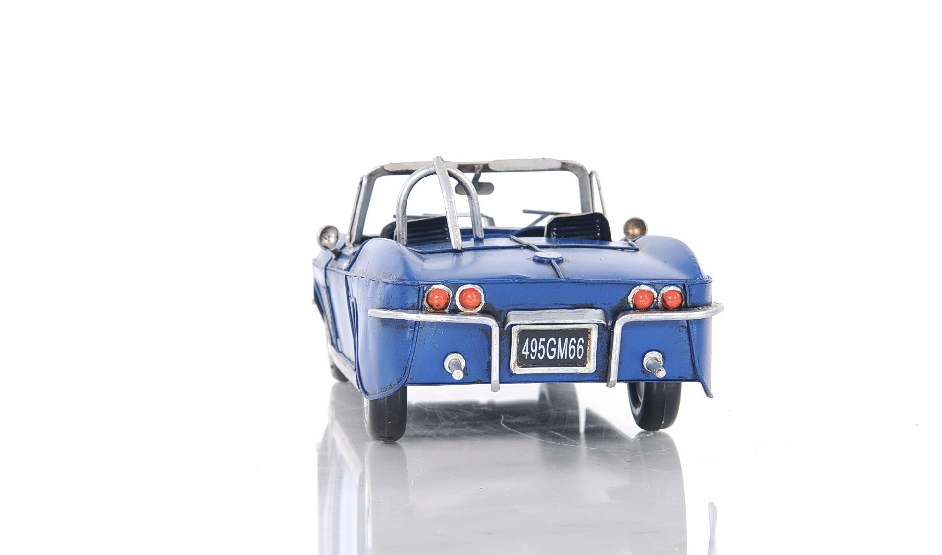 Blue Corvette Stingray Sculpture-Sculptures-DECOROLALA