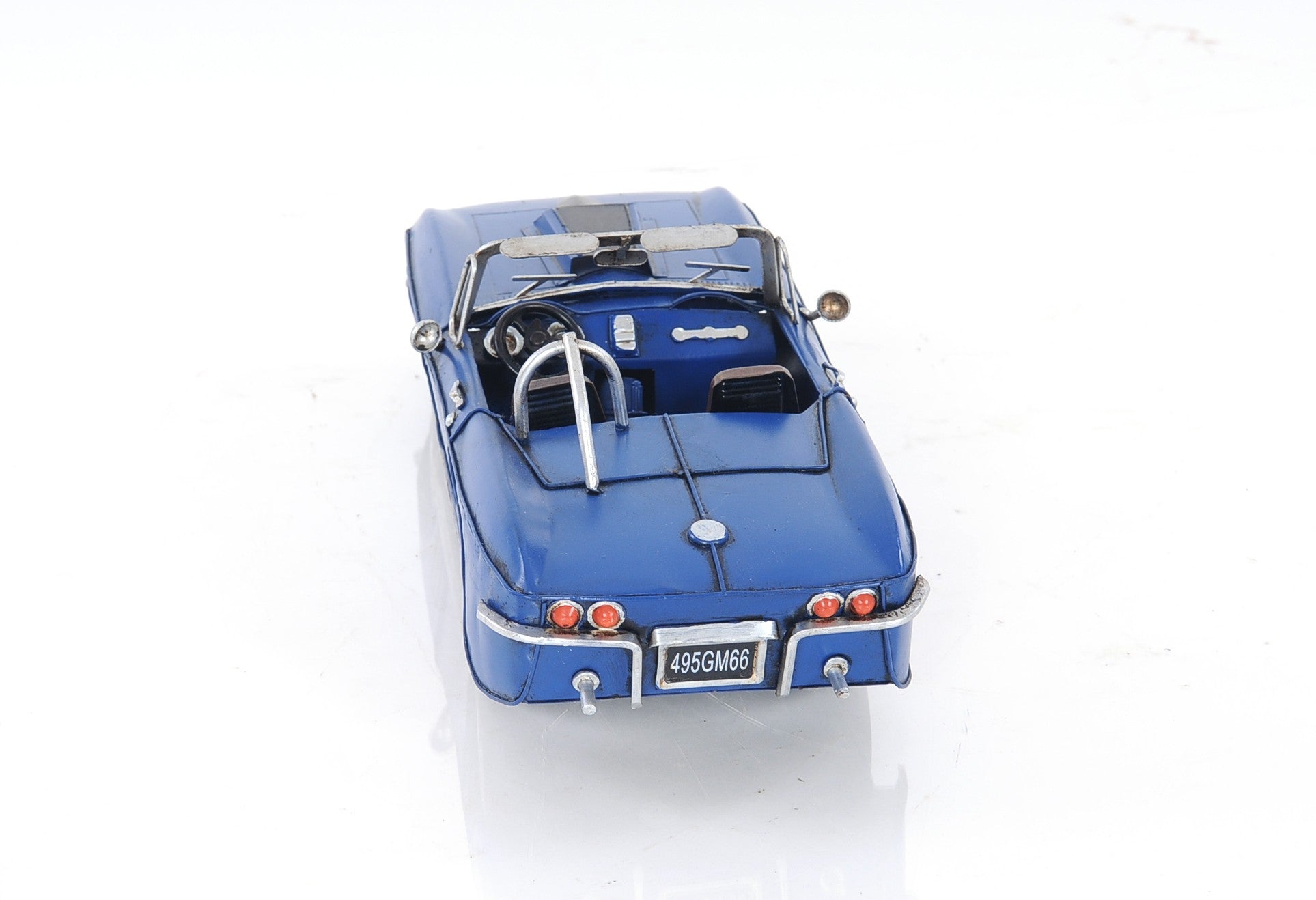 Blue Corvette Stingray Sculpture-Sculptures-DECOROLALA