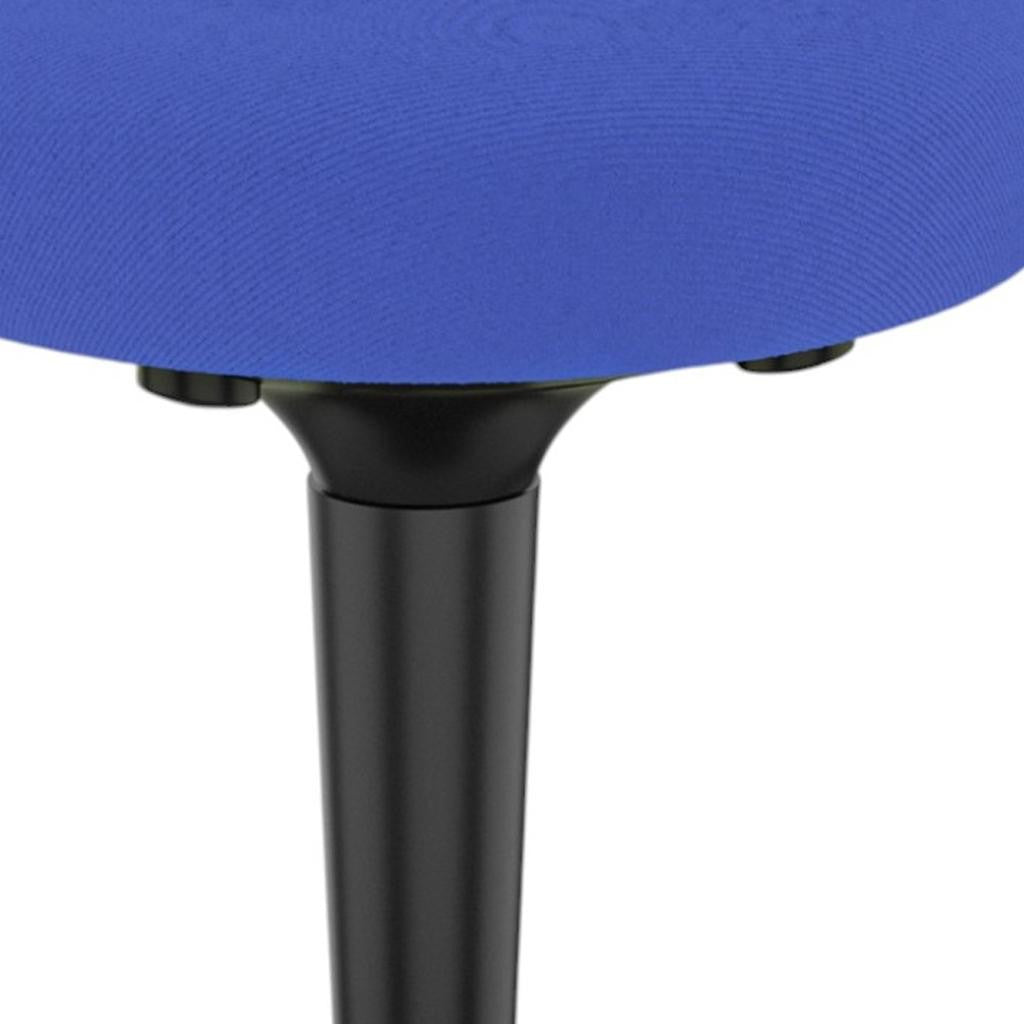 Blue and Black Adjustable Height Swivel Office Chair-Office Chairs-DECOROLALA