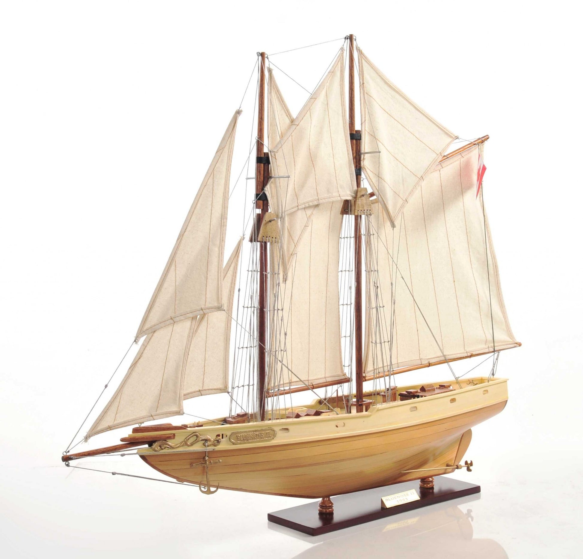 Bluenose Model In Light Brown Finish-Sculptures-DECOROLALA