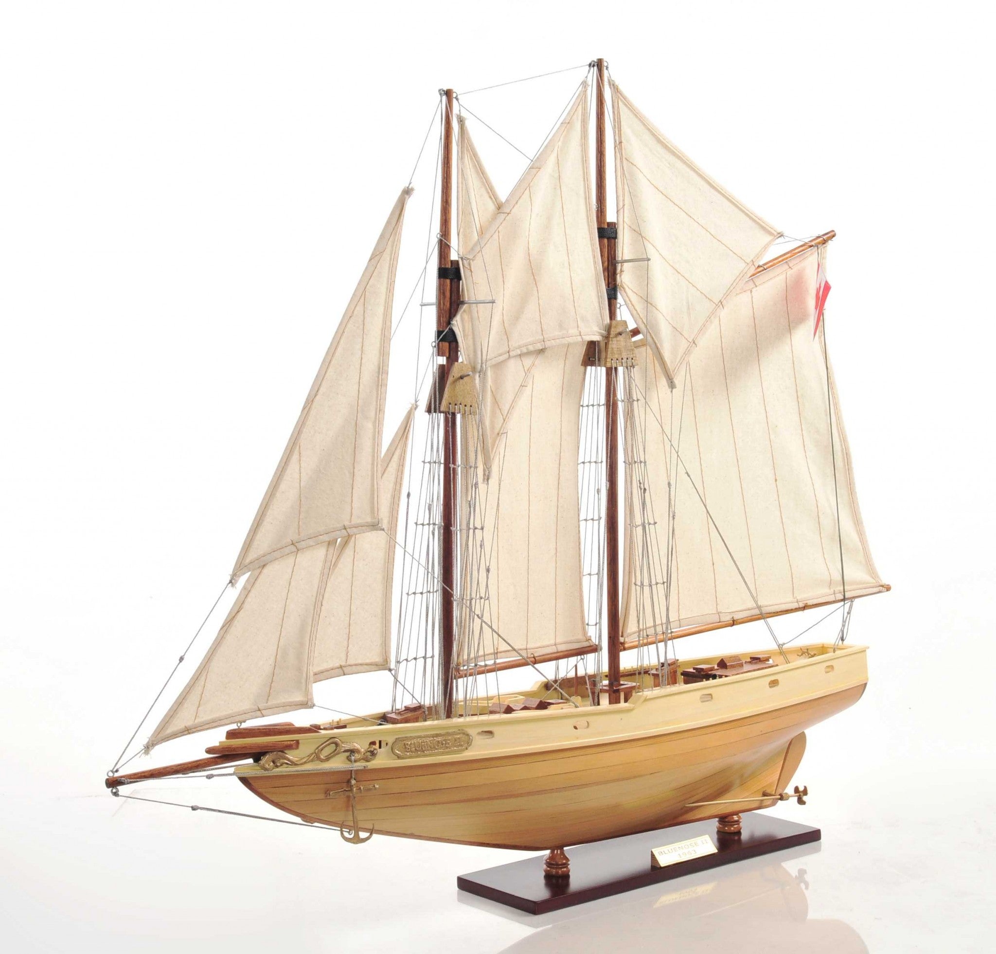Bluenose Model In Light Brown Finish-Sculptures-DECOROLALA