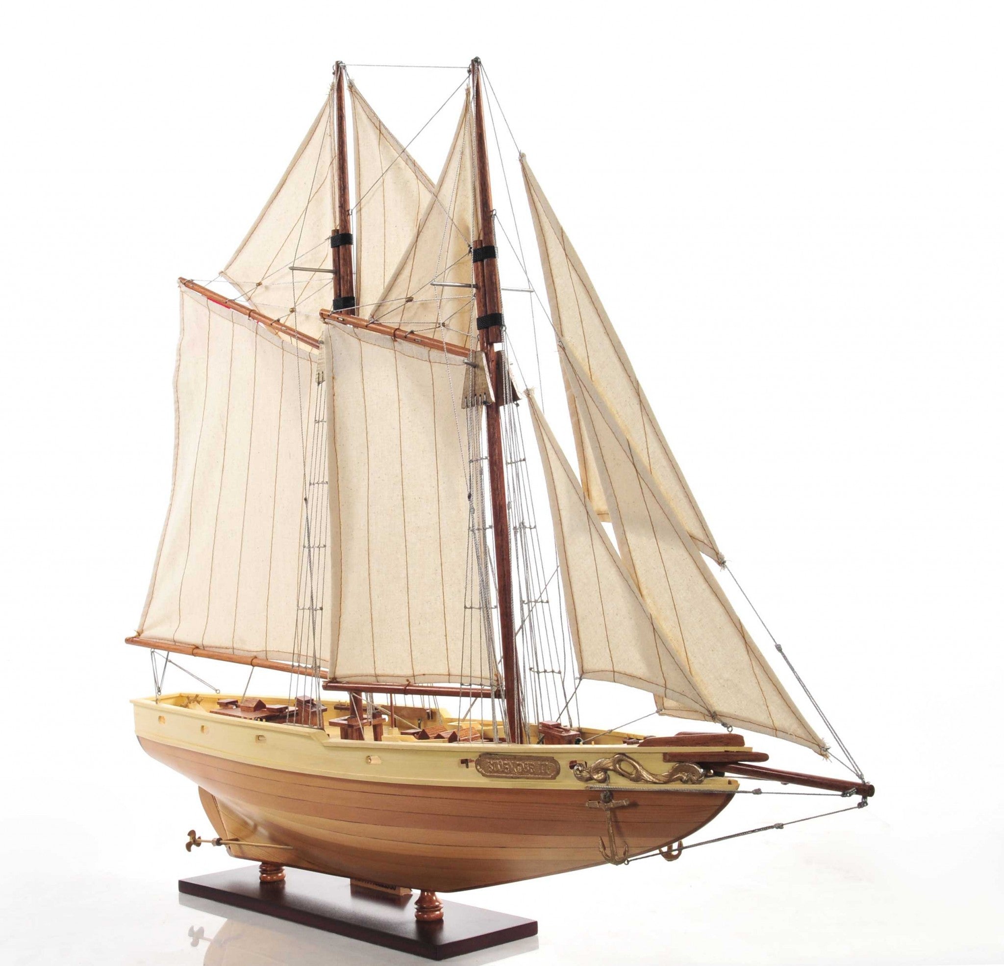 Bluenose Model In Light Brown Finish-Sculptures-DECOROLALA