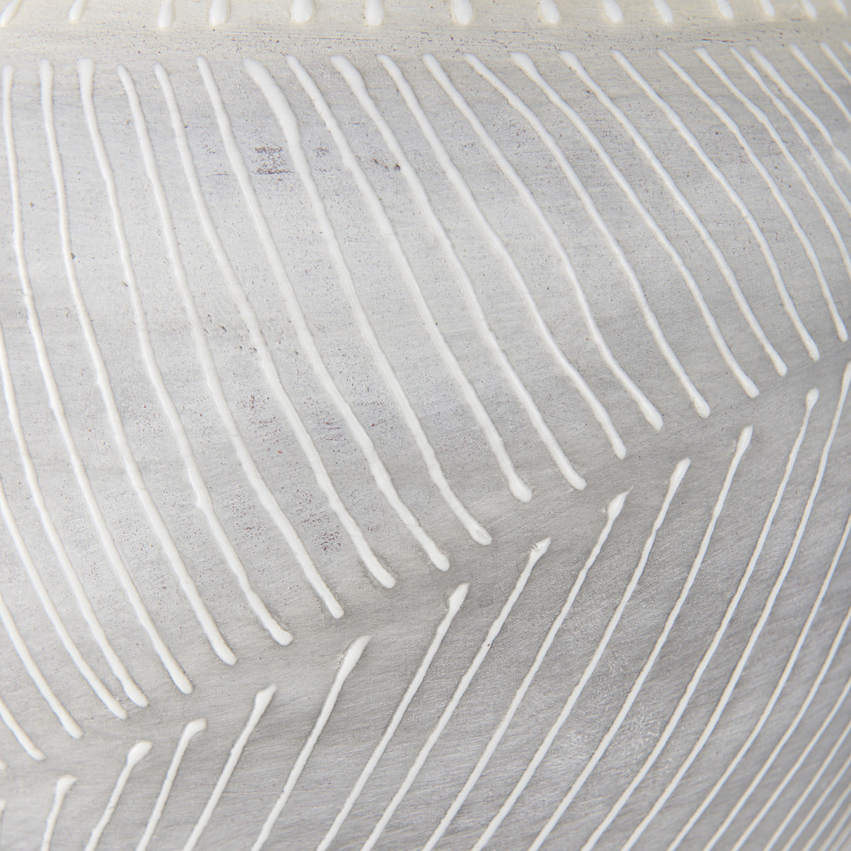 Blume 12.5H Off-White w/ Gray Textured Vase-Vase-DECOROLALA