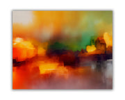 Blurred Sunset Canvas Wall Art 48x36-Wall Art-DECOROLALA