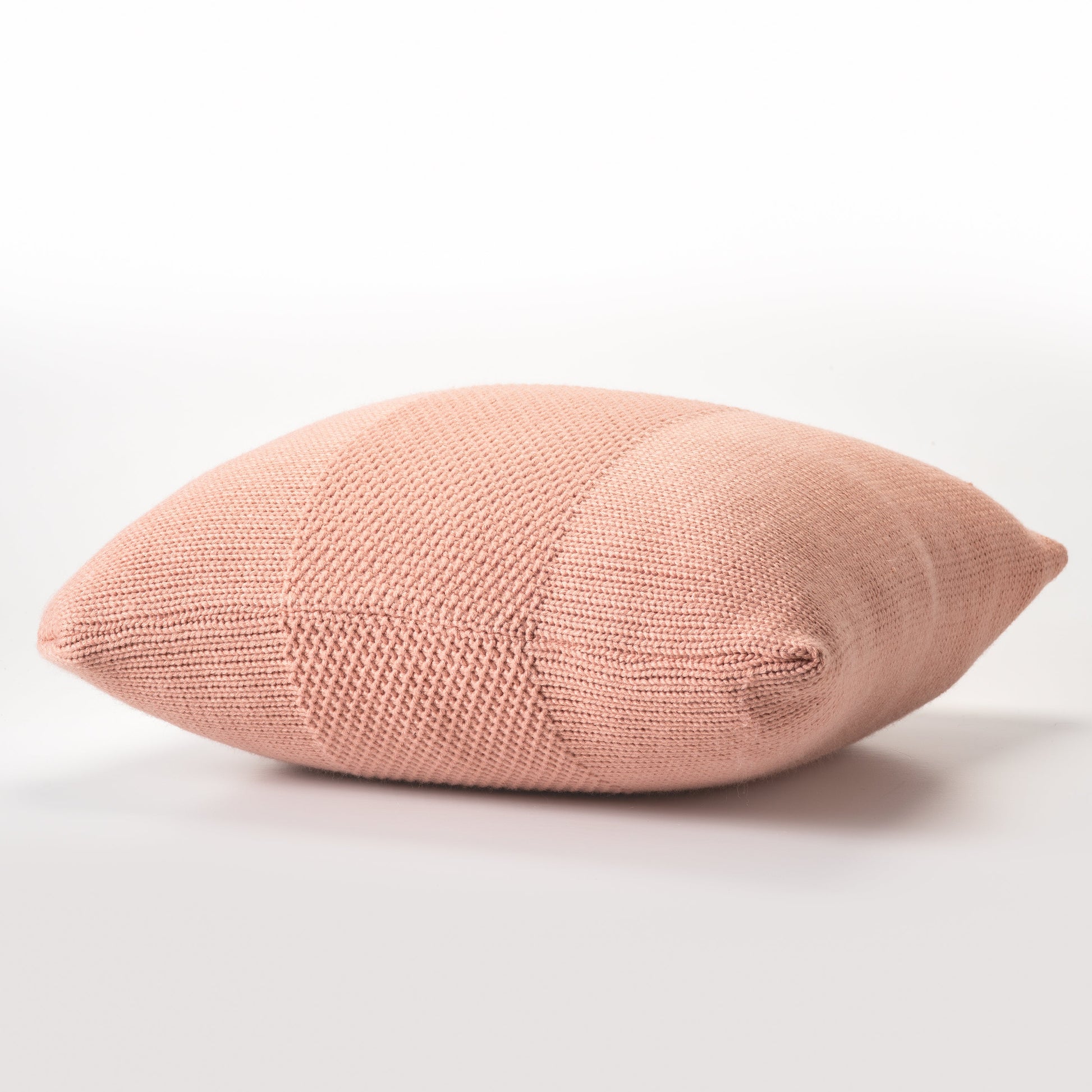 Blush Knit Decorative Pillow-Decorative Cushions-DECOROLALA