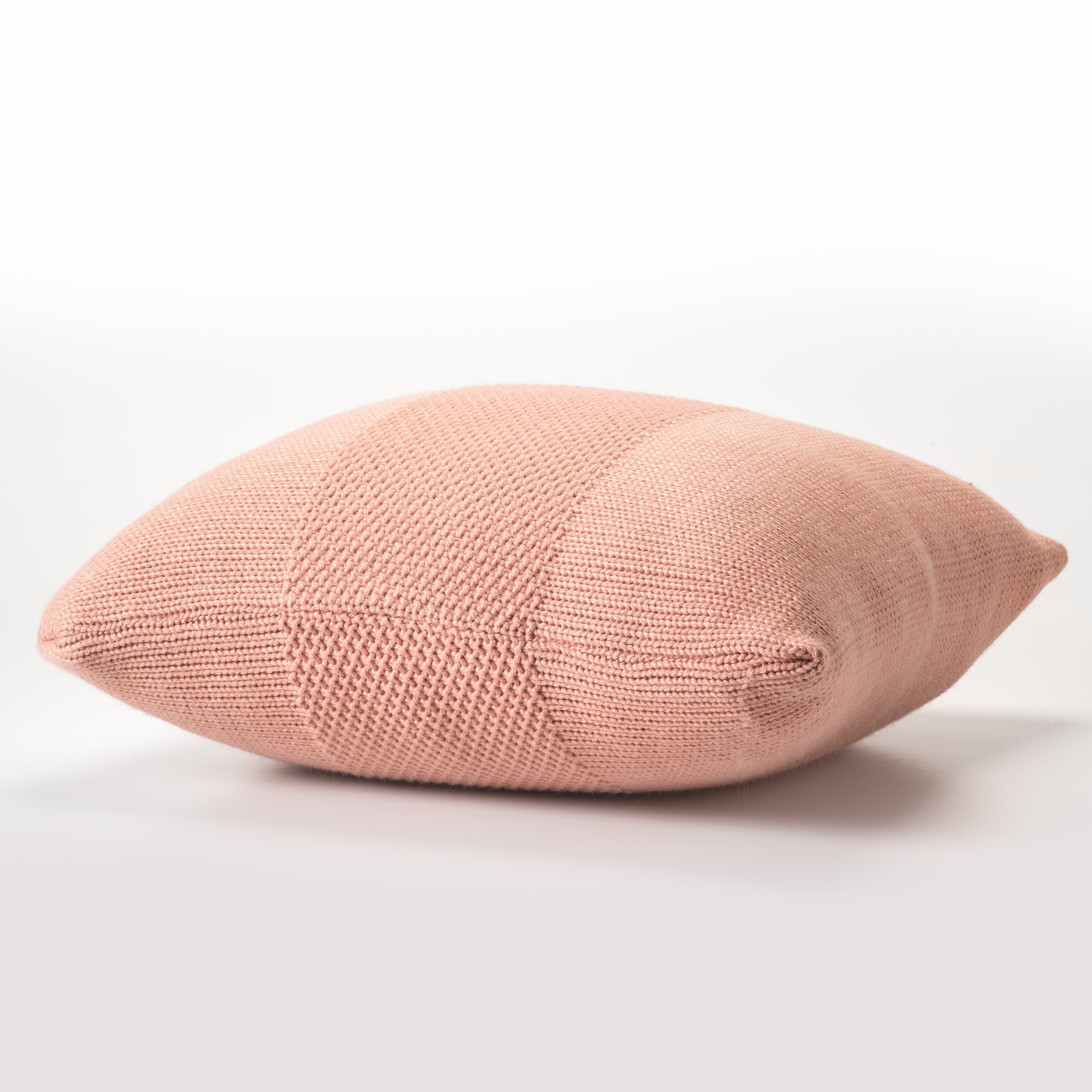 Blush Knit Decorative Pillow-Decorative Cushions-DECOROLALA