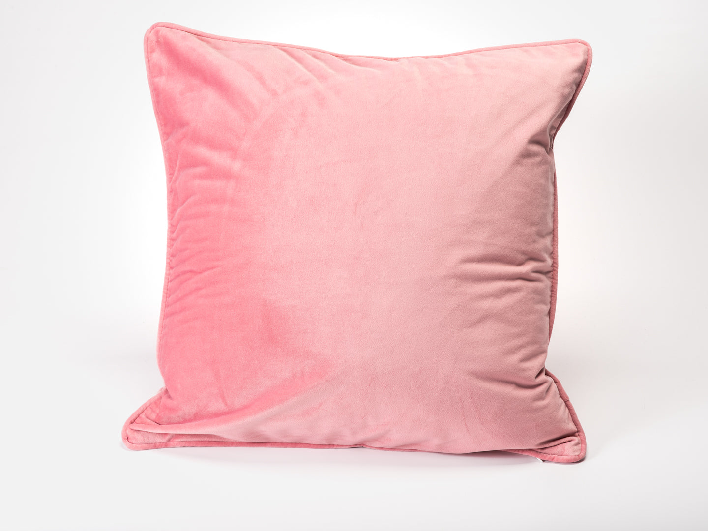Blush Pink Velvet Decorative Pillow-Decorative Cushions-DECOROLALA