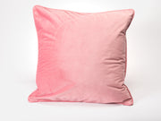 Blush Pink Velvet Decorative Pillow-Decorative Cushions-DECOROLALA