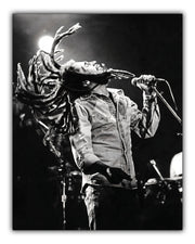 Bob Marley Canvas Poster 48x36 Silver Finish-Canvas Print-DECOROLALA