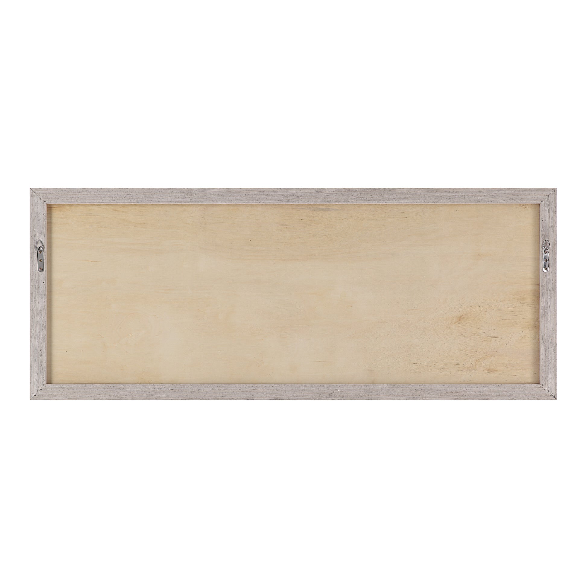 Bobier 60" Wide Wall Art with Wood Frame, Cream-Canvas Art-DECOROLALA