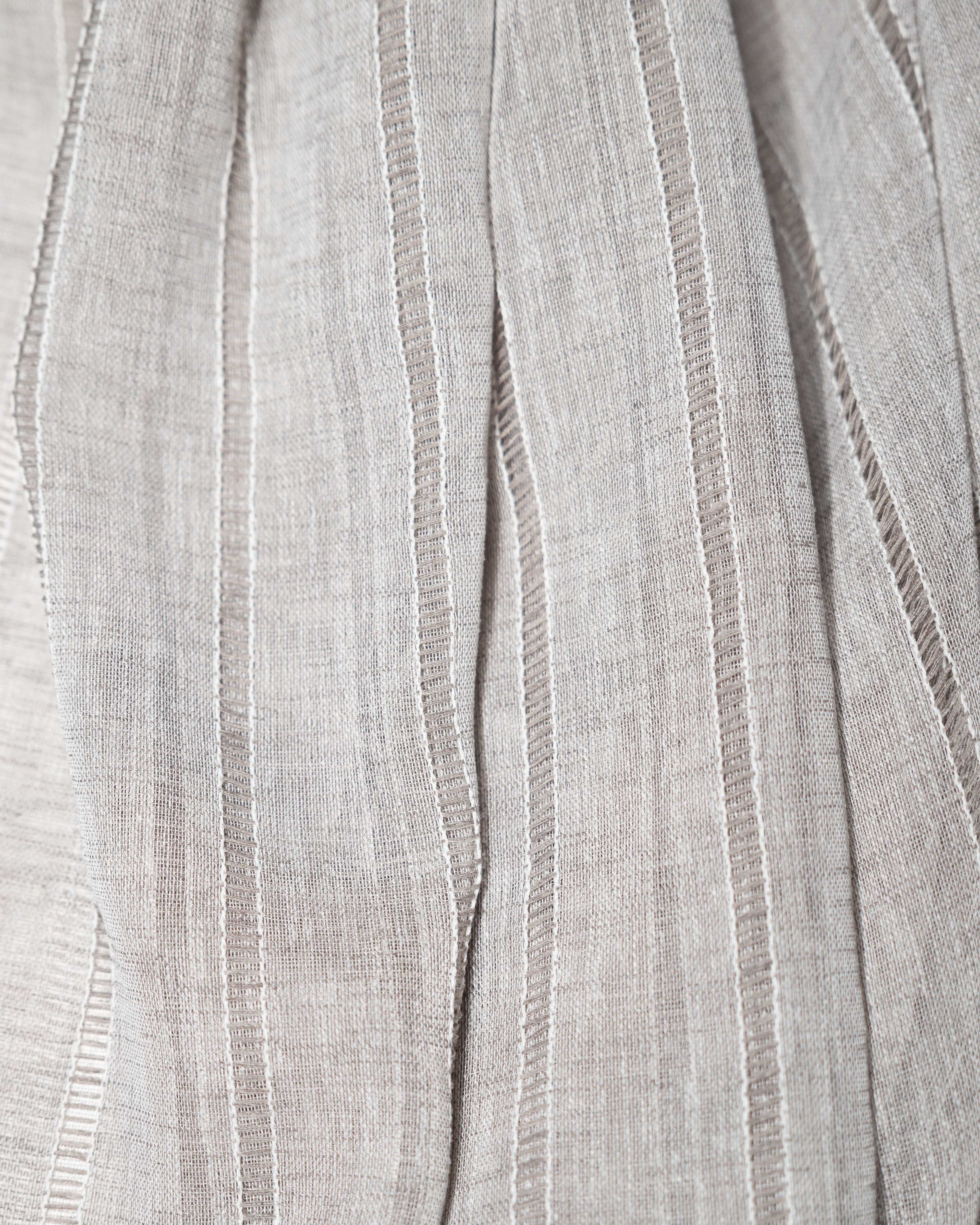 Boca Jacquard Semi Sheer Grommet Curtain-Curtains-DECOROLALA