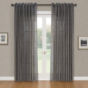 Boca Jacquard Semi Sheer Grommet Curtain-Curtains-DECOROLALA