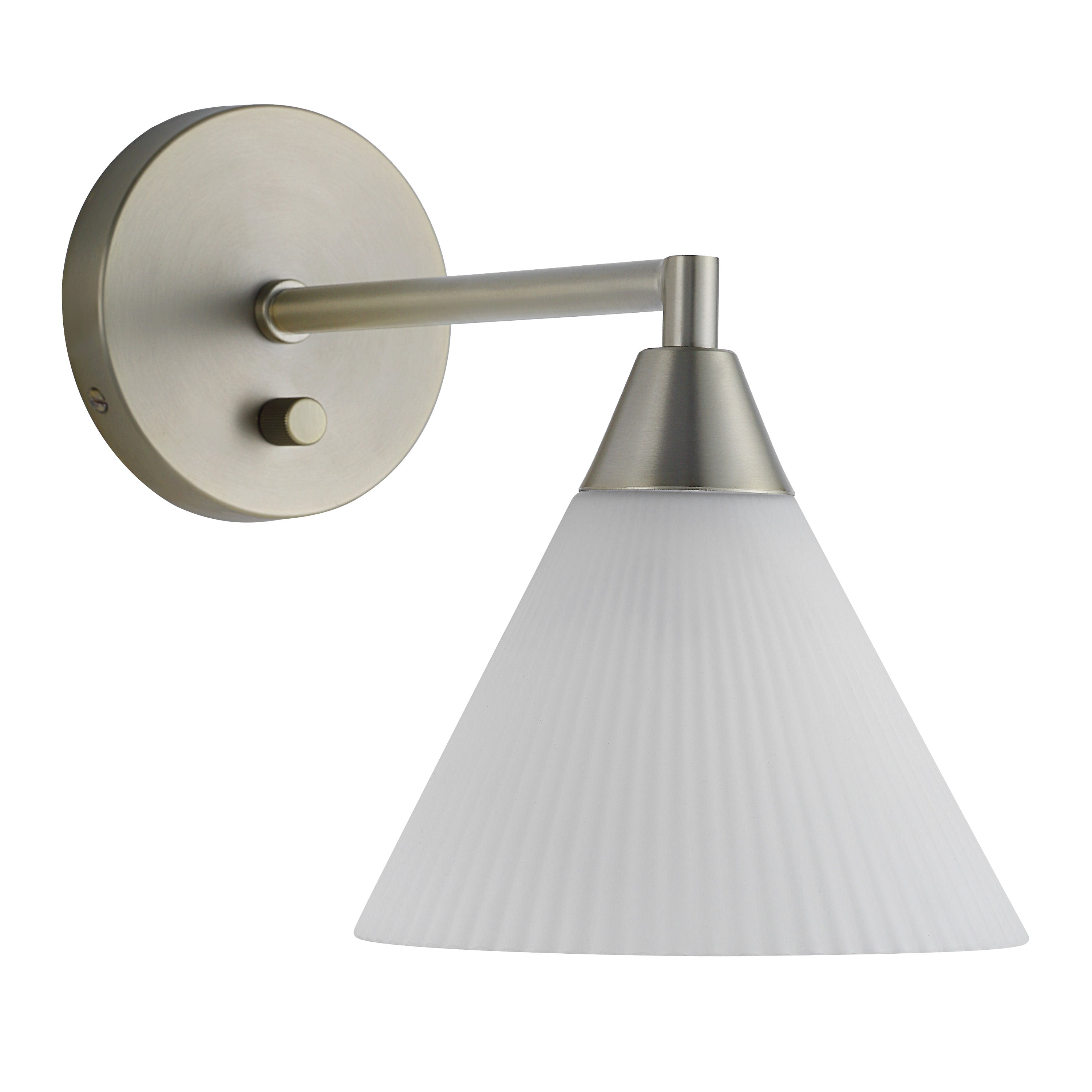 Bocca 9.25" Wall Sconce, Champagne Plated-Wall Sconce-DECOROLALA