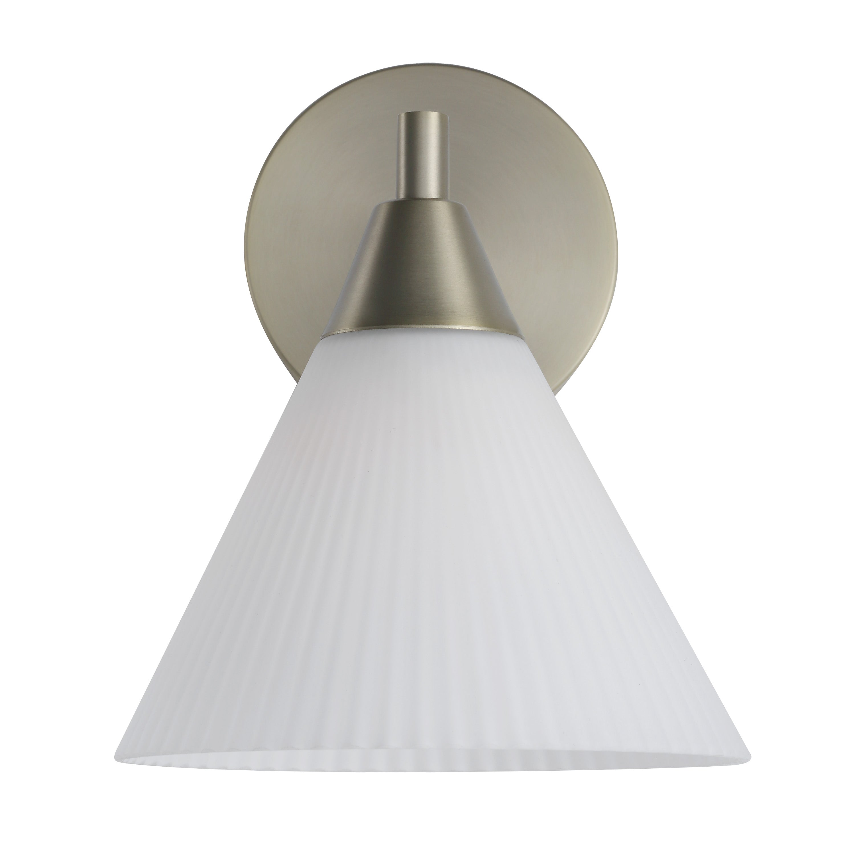 Bocca 9.25" Wall Sconce, Champagne Plated-Wall Sconce-DECOROLALA