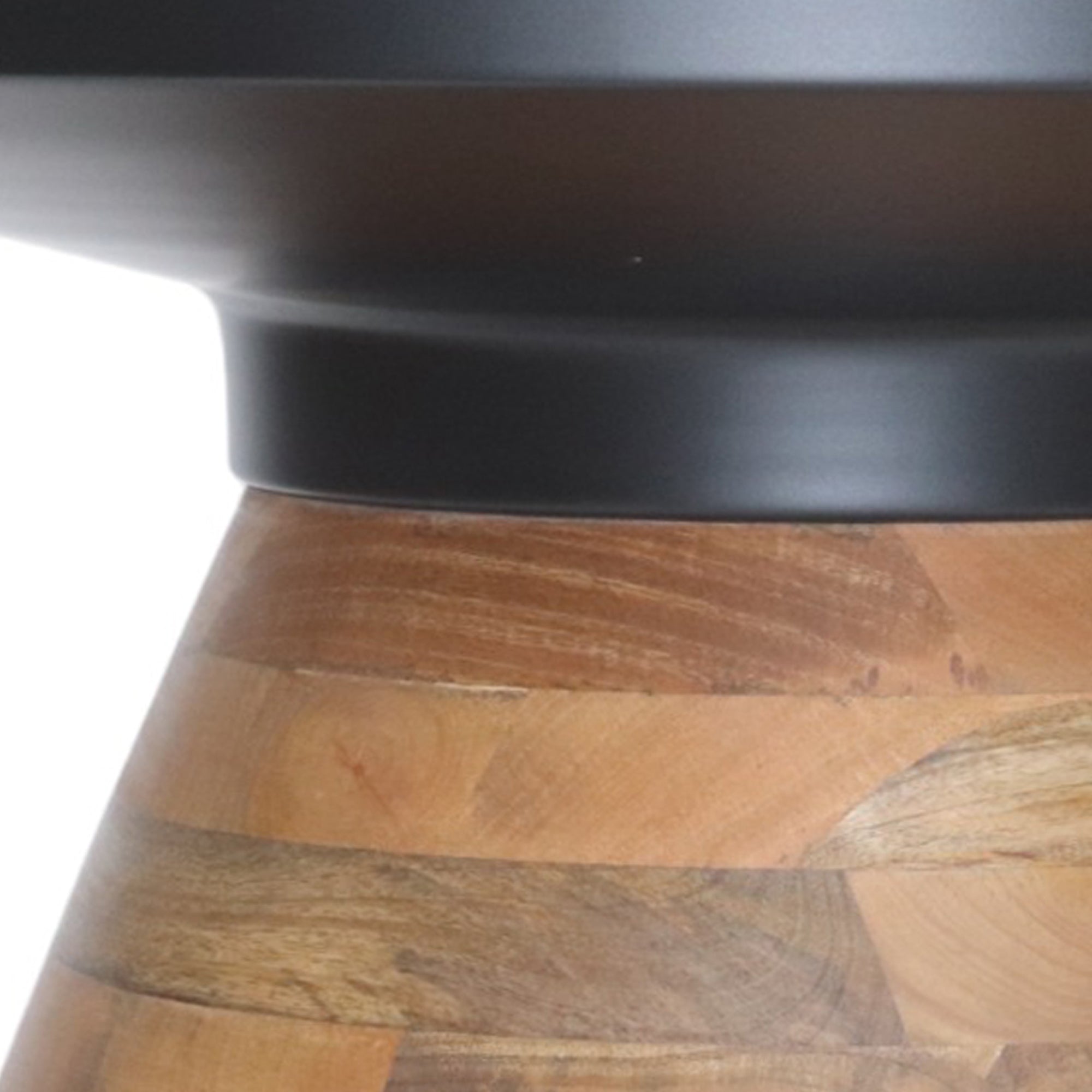 Boden 2-Piece Coffee Table Set - Black Mango Wood & Iron-DECOROLALA