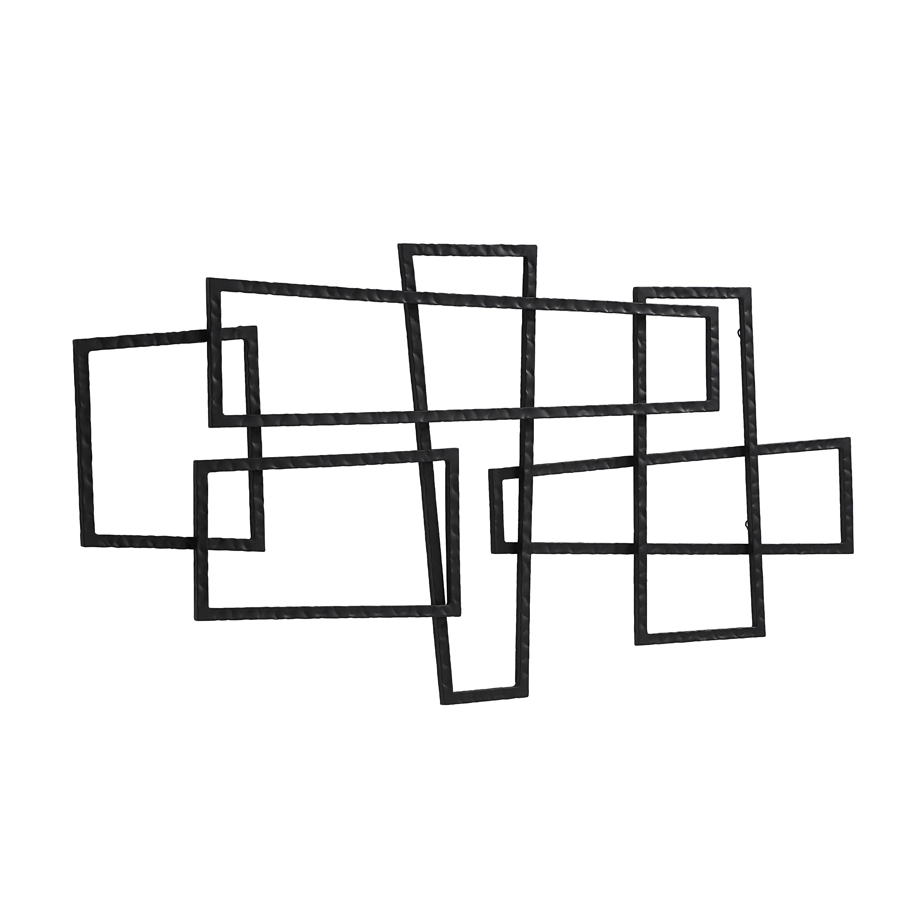 Bodkin 60" Wide Wall Decor, Black-Wall Art-DECOROLALA