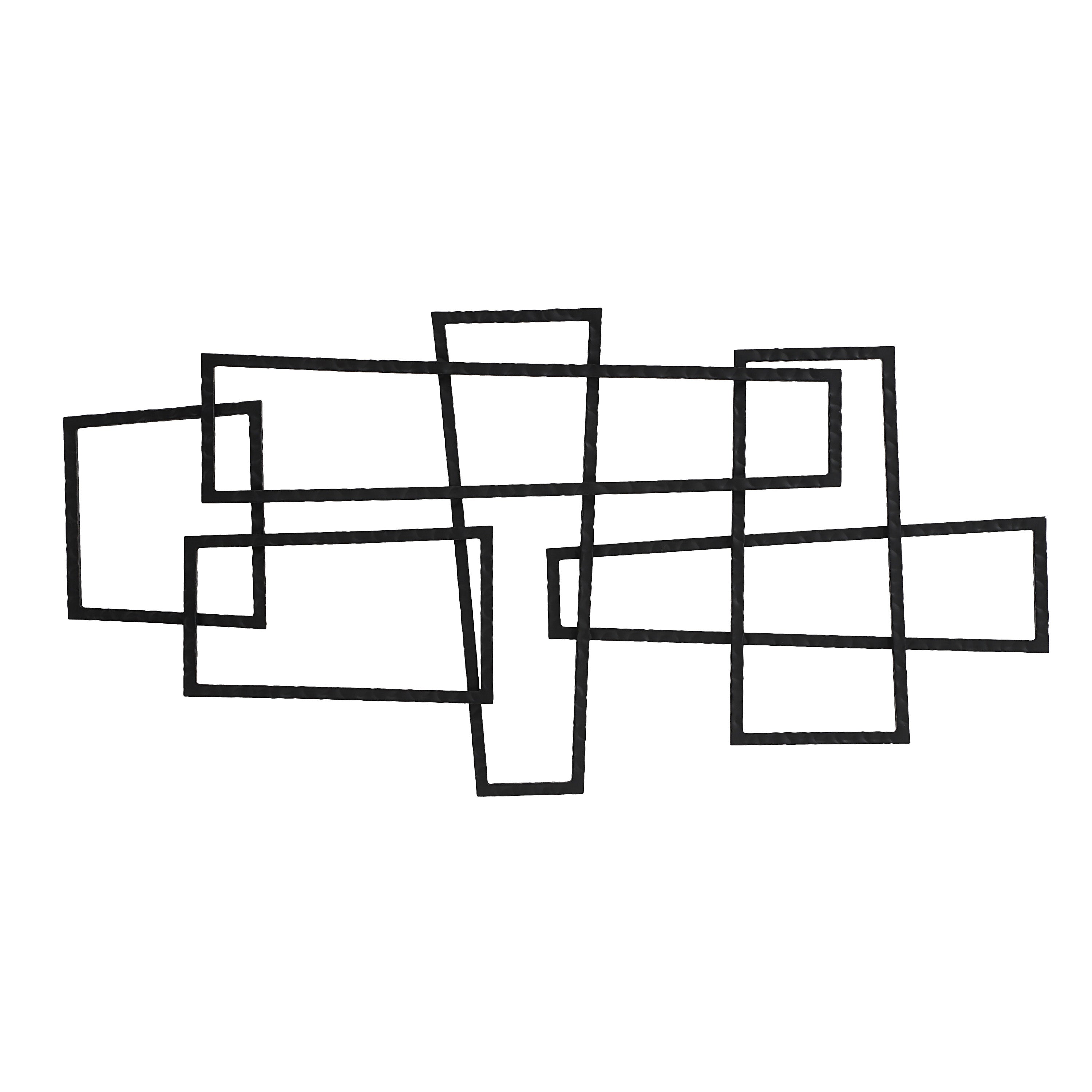 Bodkin 60" Wide Wall Decor, Black-Wall Art-DECOROLALA