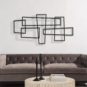 Bodkin 60" Wide Wall Decor, Black-Wall Art-DECOROLALA