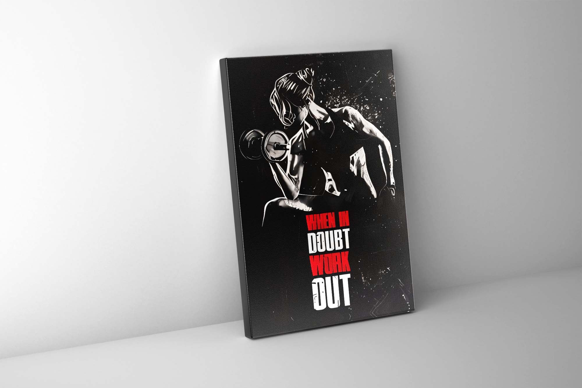 Bodybuilding Inspiration II Fine art canvas-Canvas Print-DECOROLALA