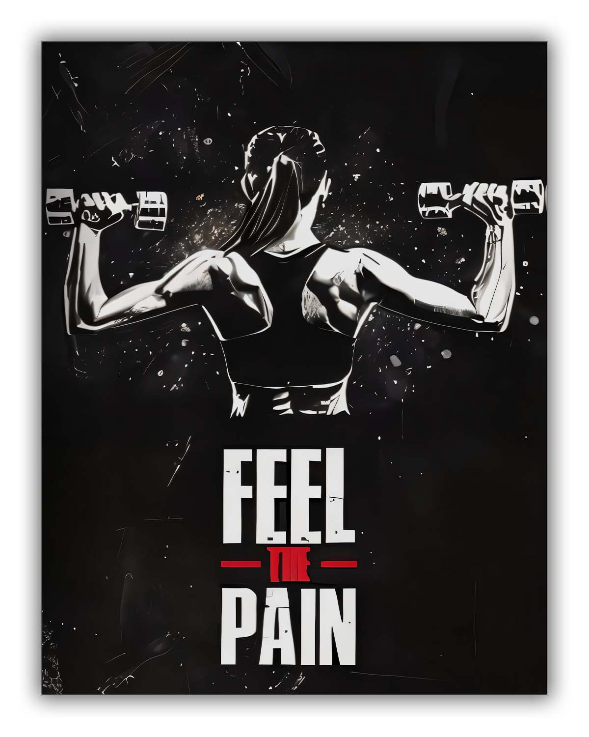 Bodybuilding Inspiration III Fine Art Canvas-Canvas Print-DECOROLALA