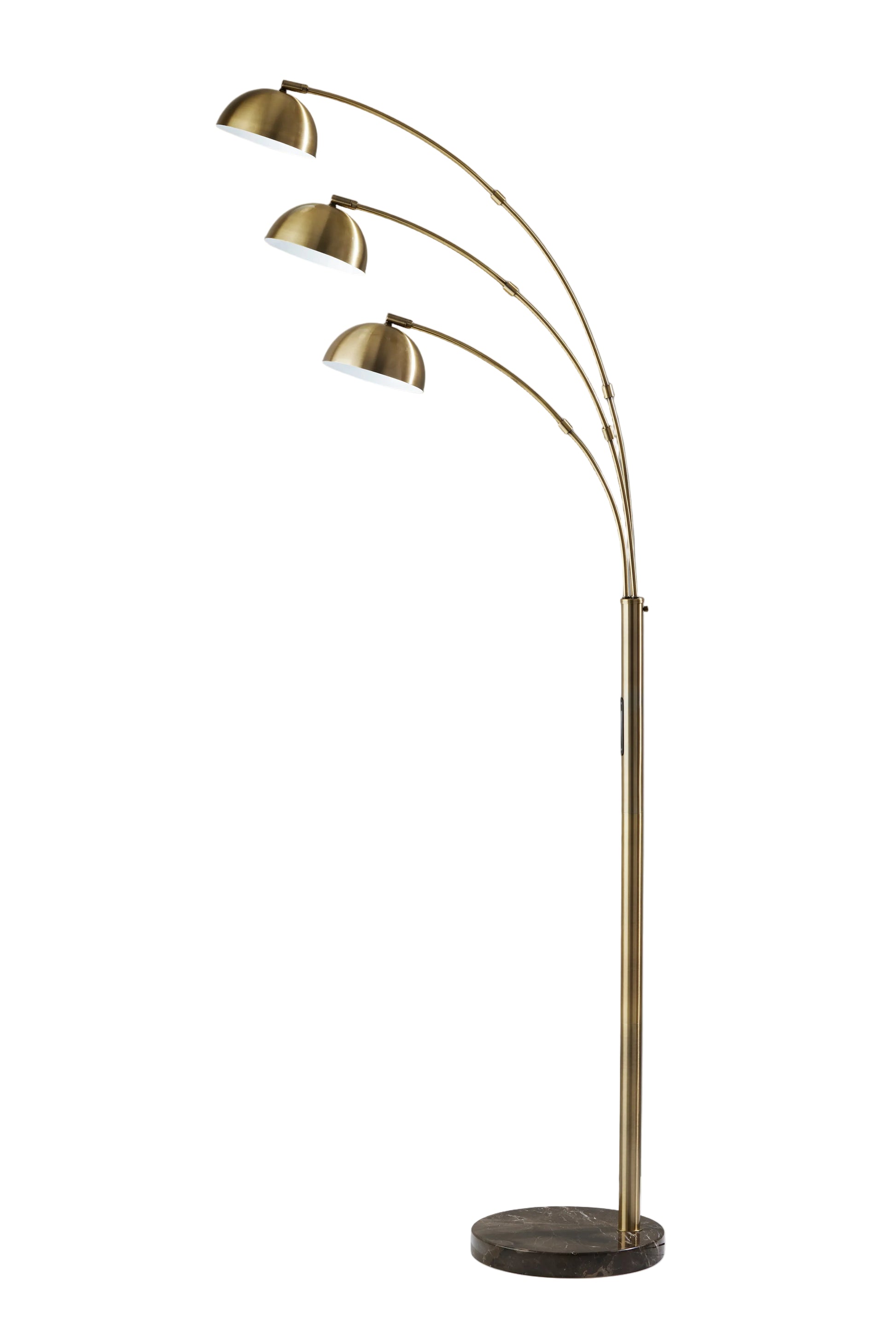Bolton LED 3-Arm Arc Lamp w/ Smart Switch-Lighting-DECOROLALA
