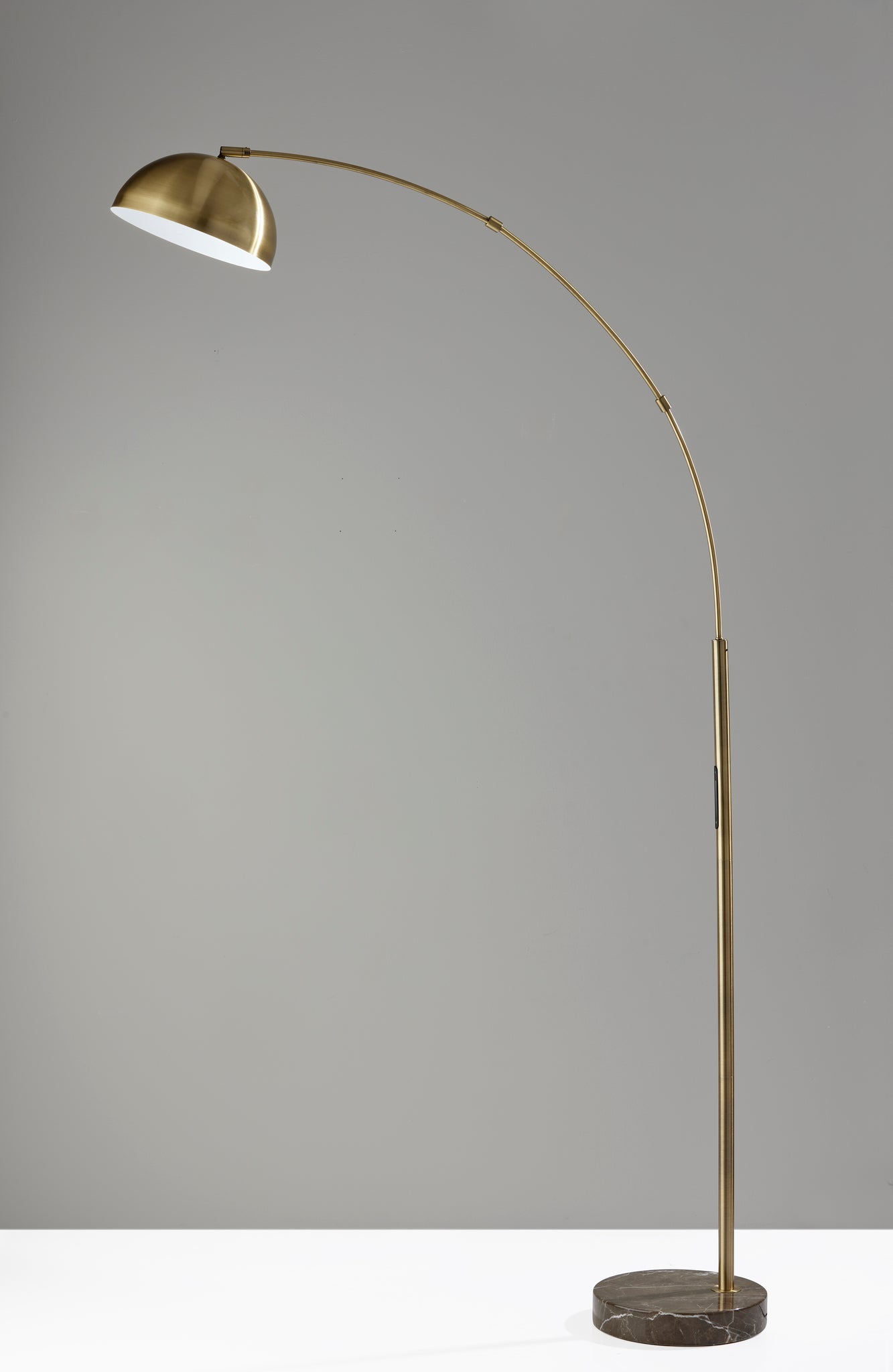 Bolton LED Arc Lamp - 71.5" Smart Touch Brass-Lighting-DECOROLALA