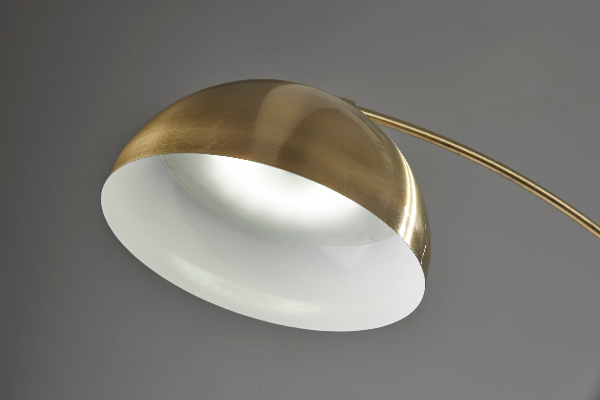 Bolton LED Arc Lamp - 71.5" Smart Touch Brass-Lighting-DECOROLALA