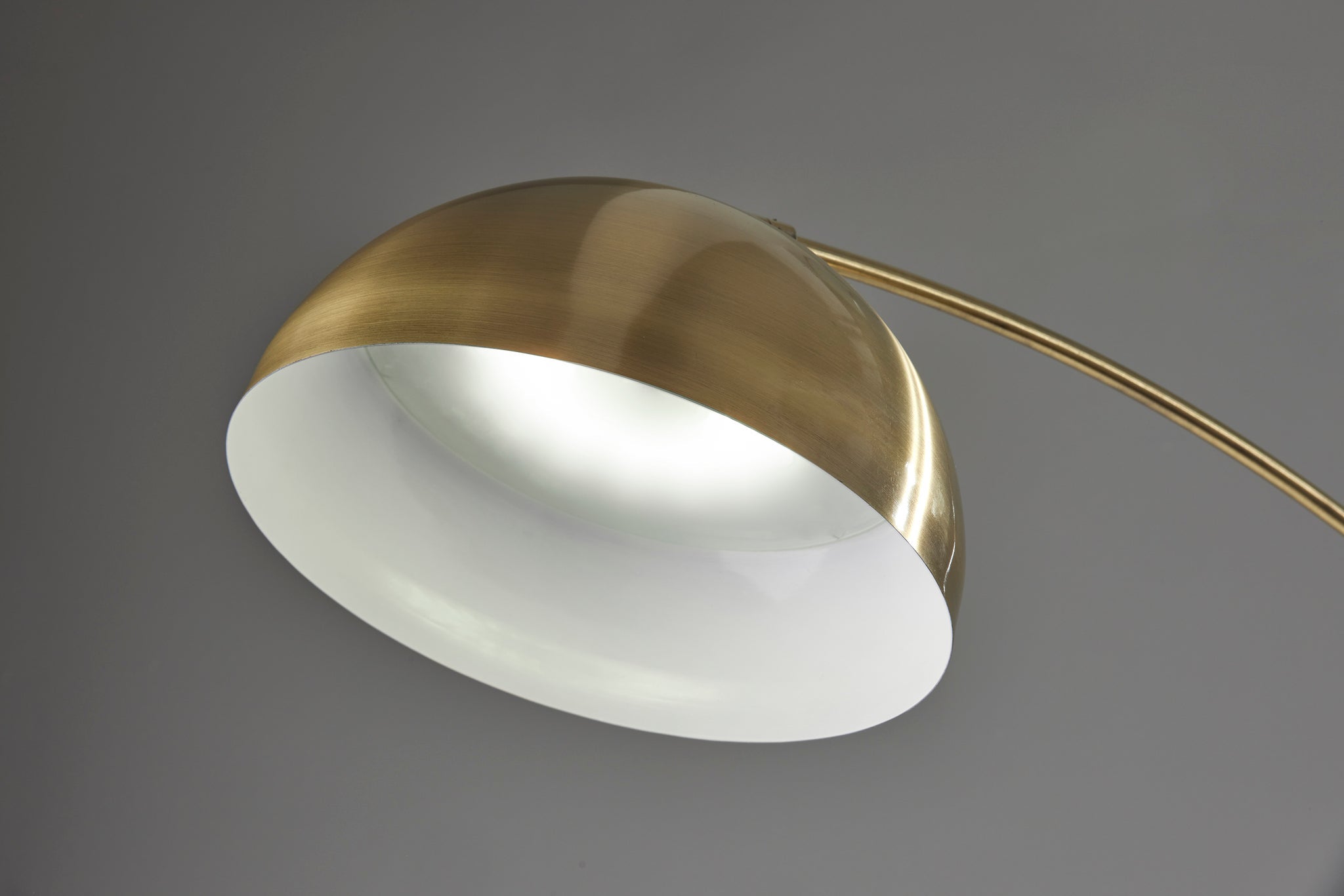 Bolton LED Arc Lamp - 71.5" Smart Touch Brass-Lighting-DECOROLALA