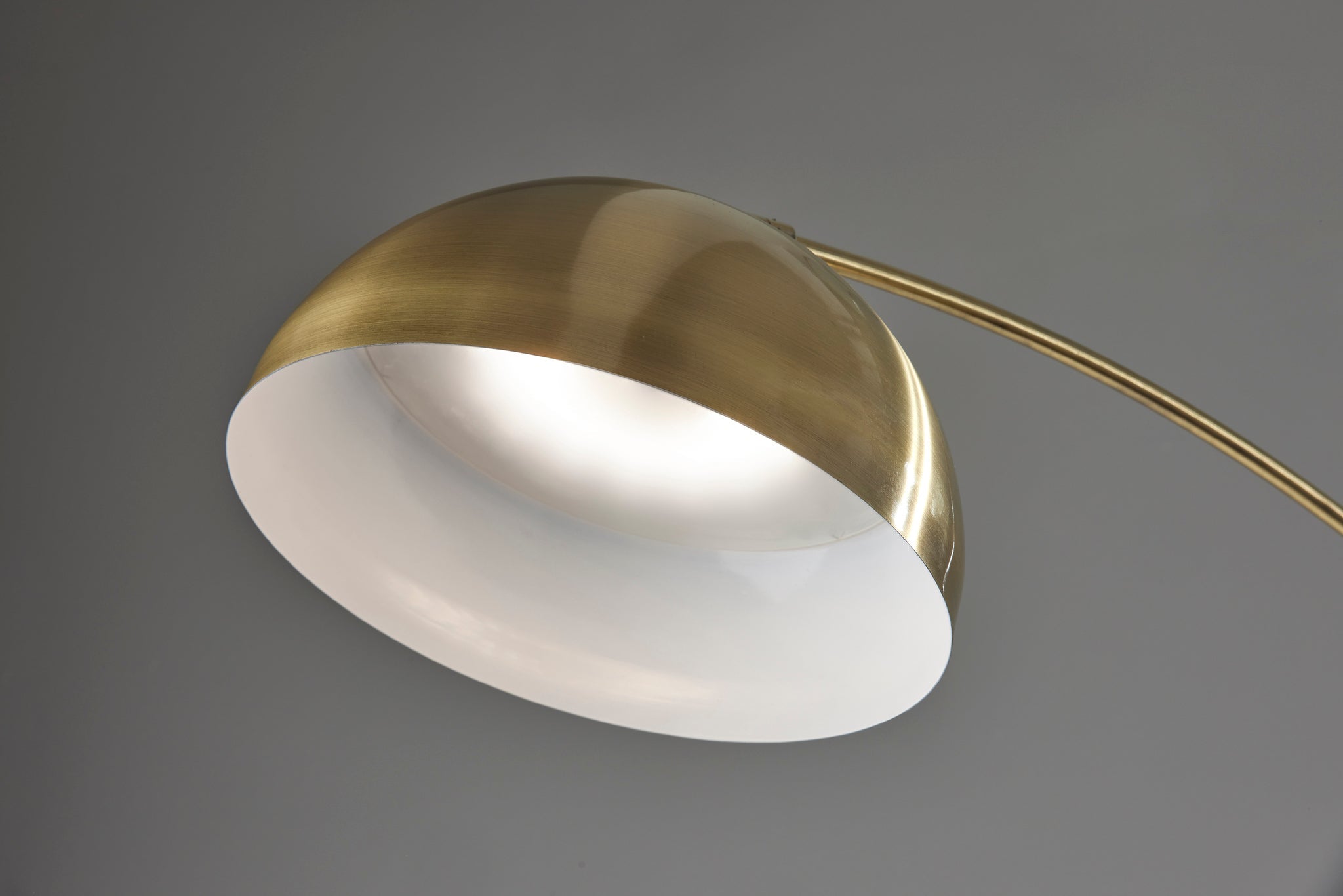 Bolton LED Arc Lamp - 71.5" Smart Touch Brass-Lighting-DECOROLALA
