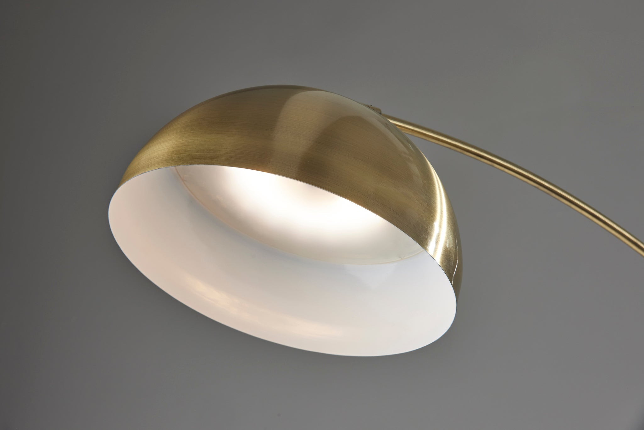 Bolton LED Arc Lamp - 71.5" Smart Touch Brass-Lighting-DECOROLALA