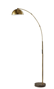 Bolton LED Arc Lamp - 71.5" Smart Touch Brass-Lighting-DECOROLALA