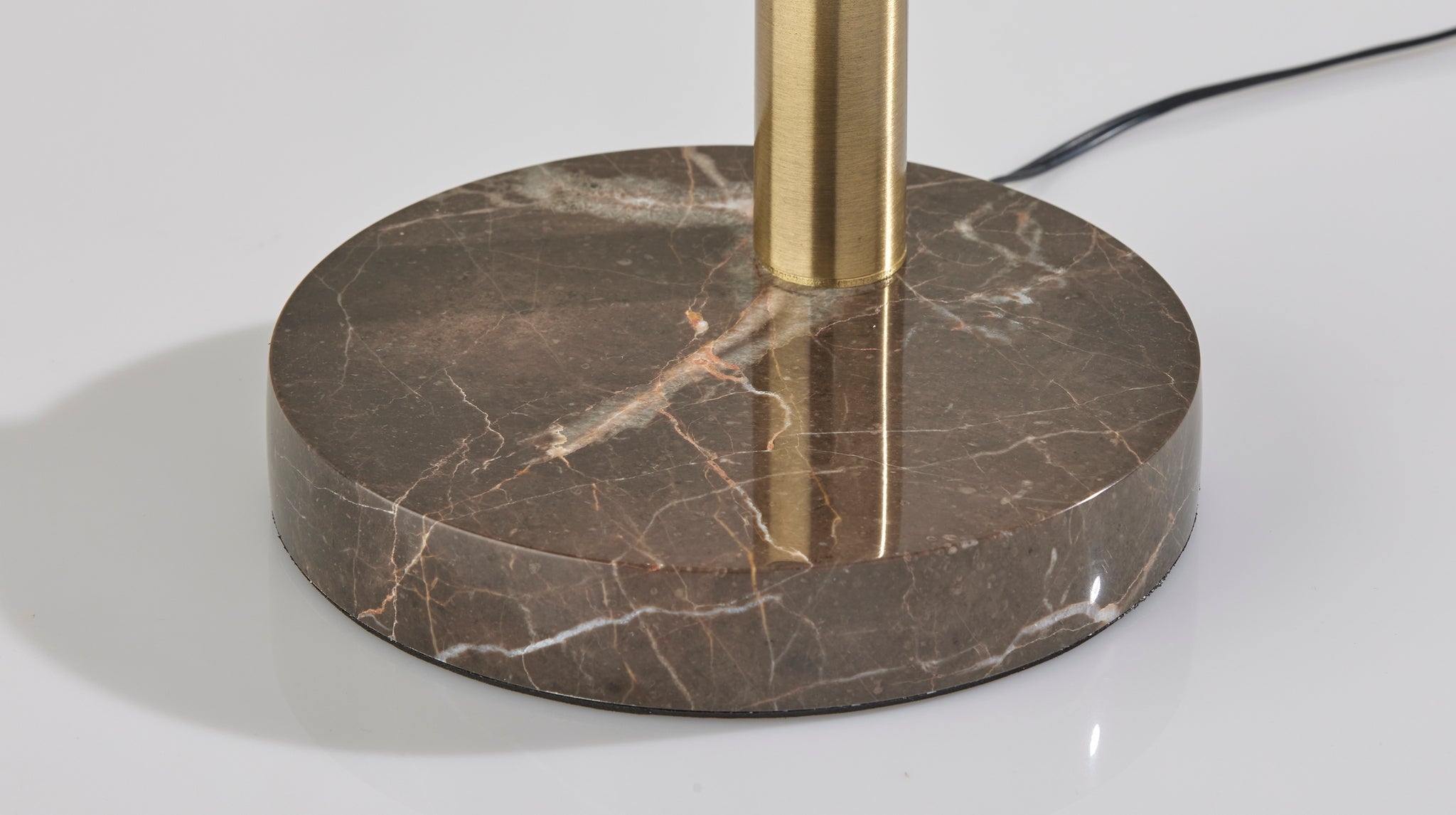 Bolton LED Desk Lamp - Touch Switch Brass Marble-Lighting-DECOROLALA