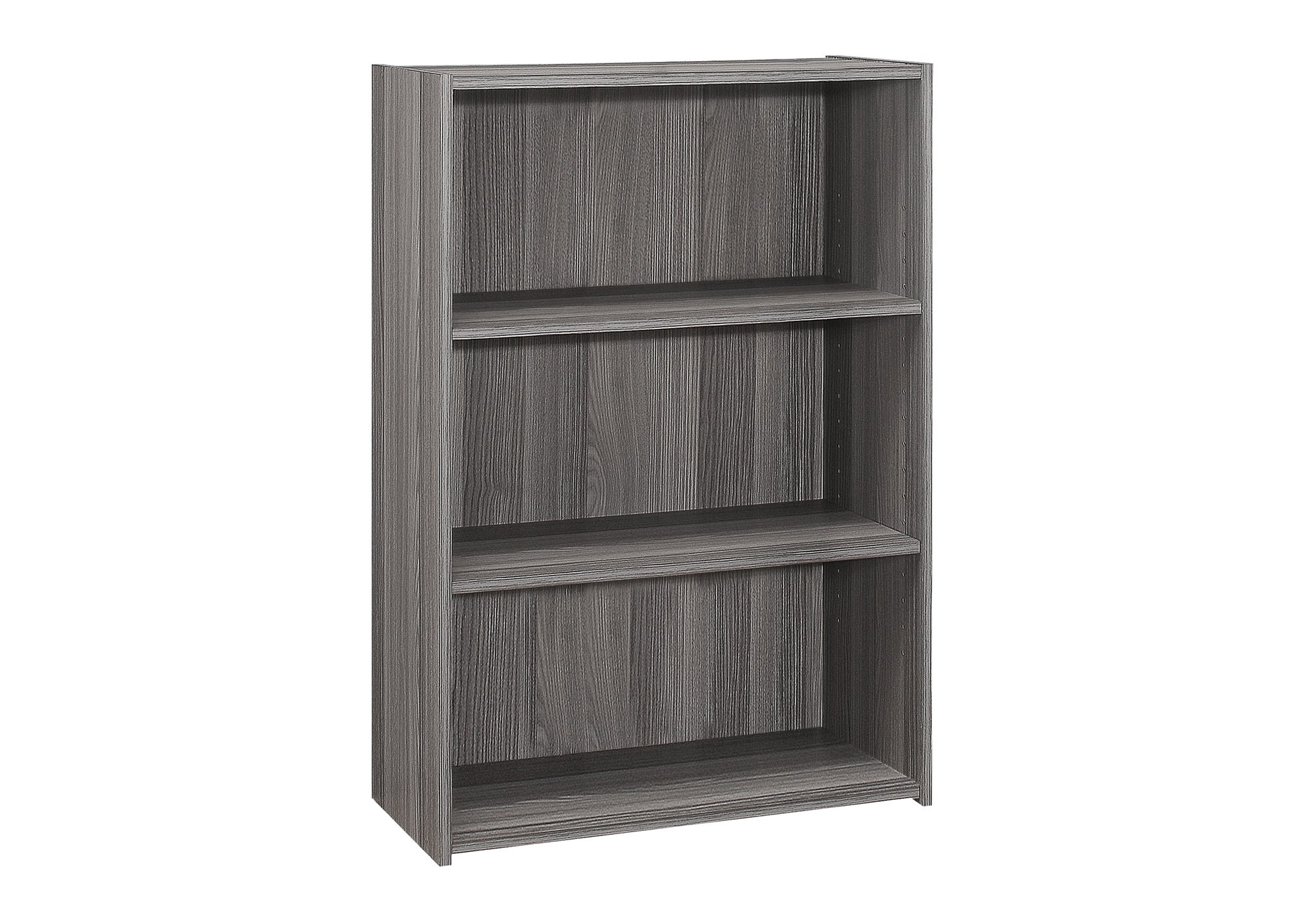 Bookcase - 36"H Cherry 3 Shelves-Computer Desk-DECOROLALA