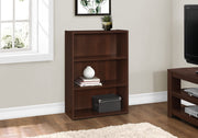 Bookcase - 36"H Cherry 3 Shelves-Computer Desk-DECOROLALA